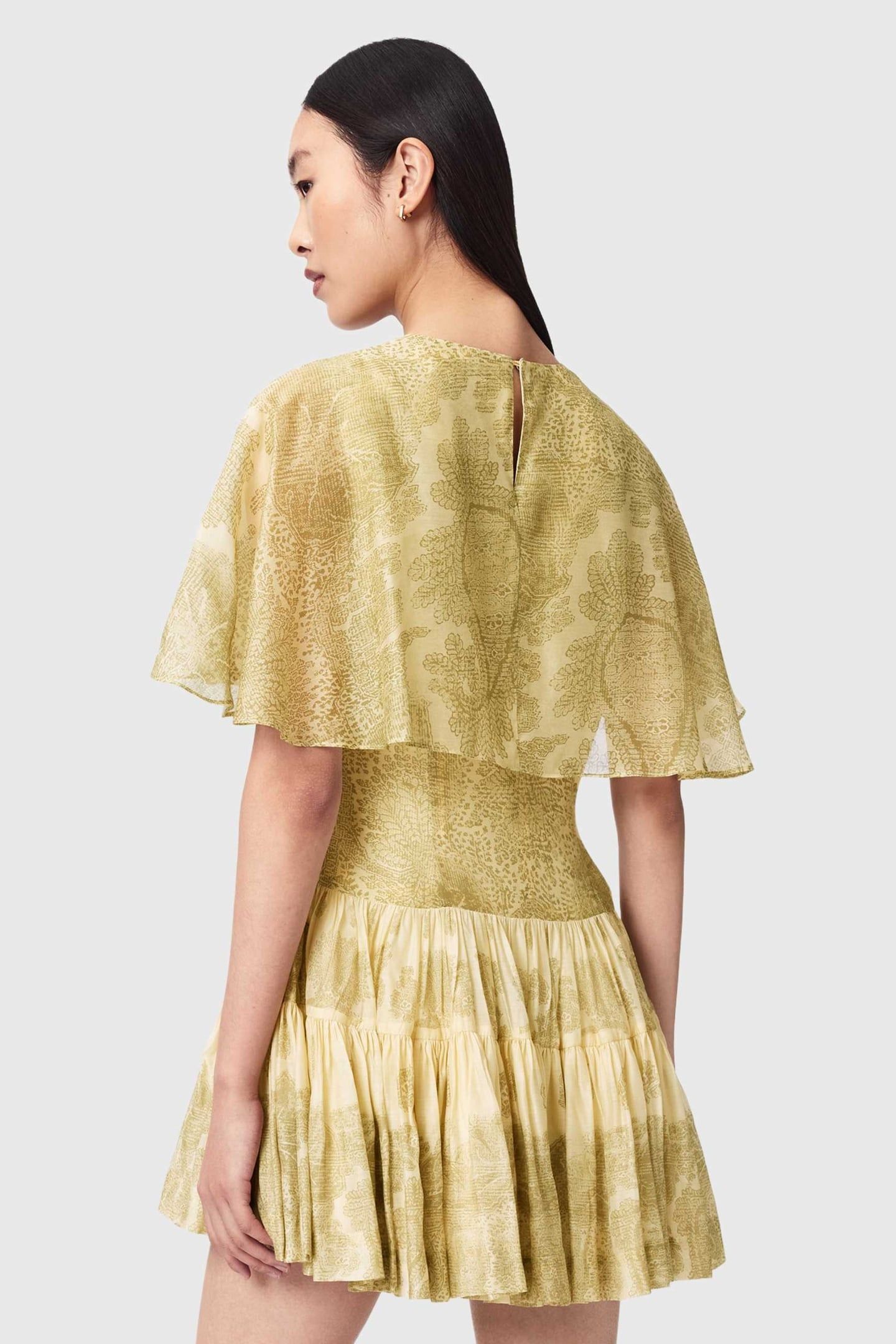 YANNA DRESS JOANNE GOLD GREEN 4