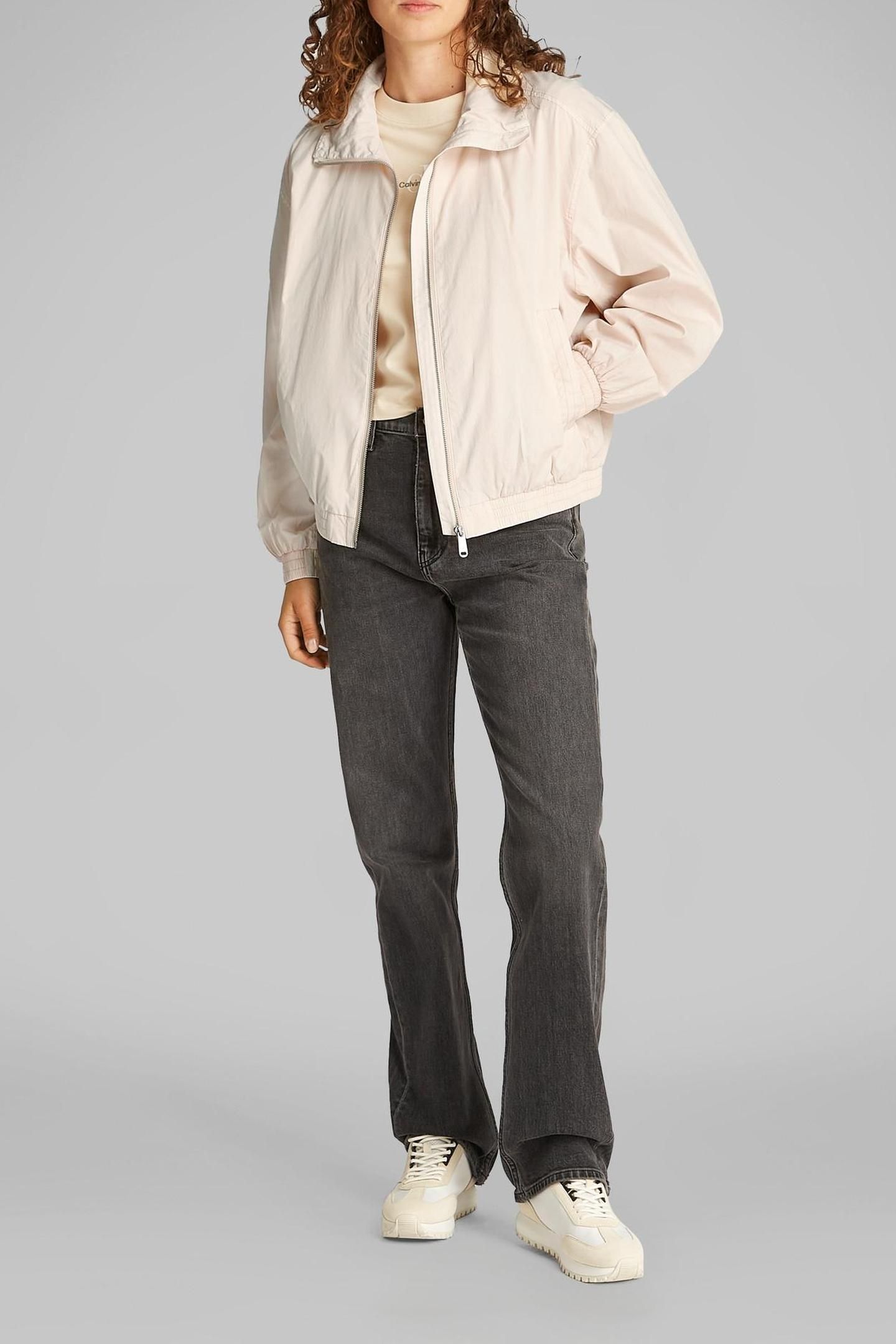 CK APPLIQUE TRACK JACKET BRAZILIAN SAND 3