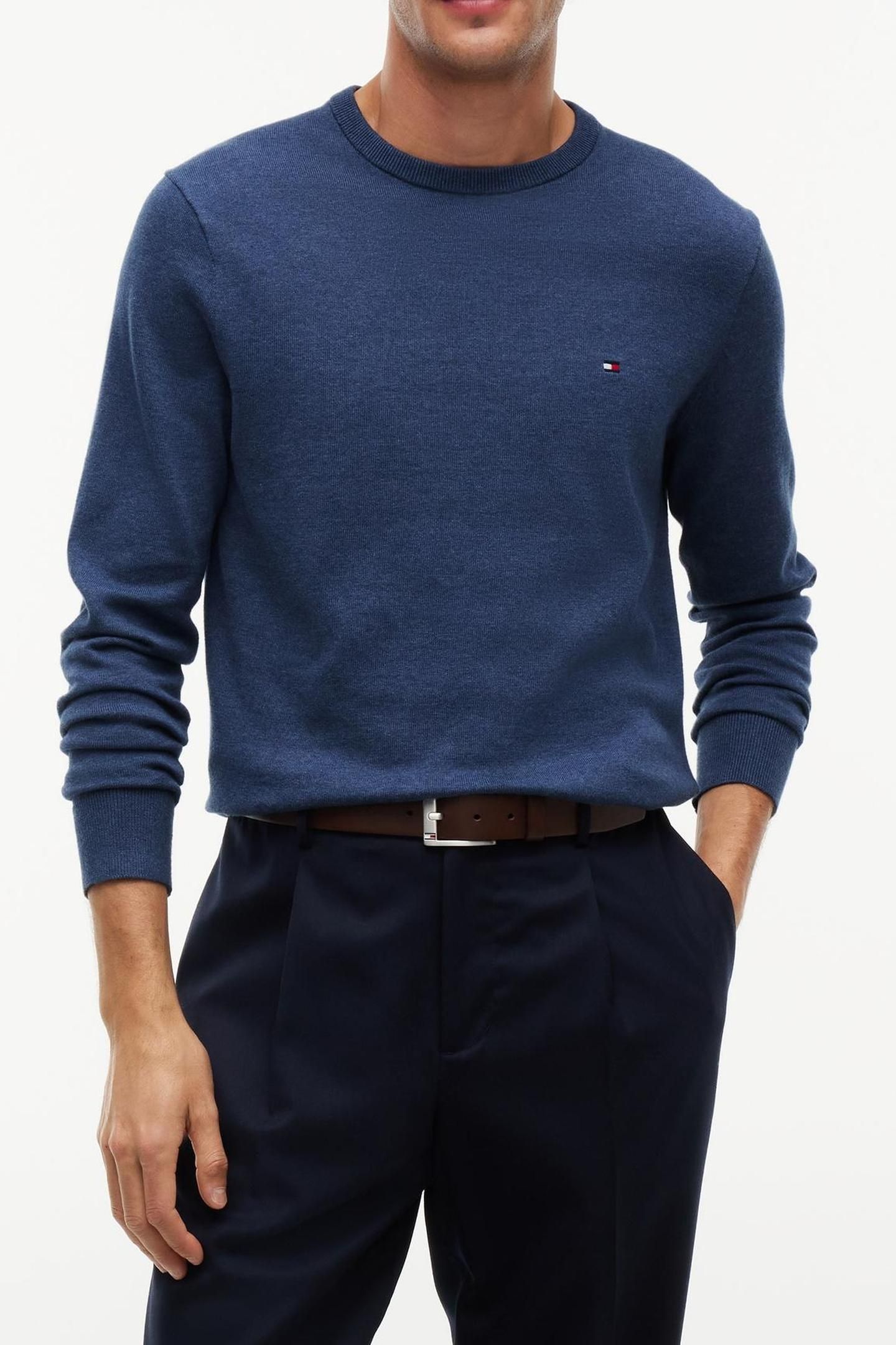 ESSENTIAL SSNL COTTON AEGEAN SEA HEATHER 1
