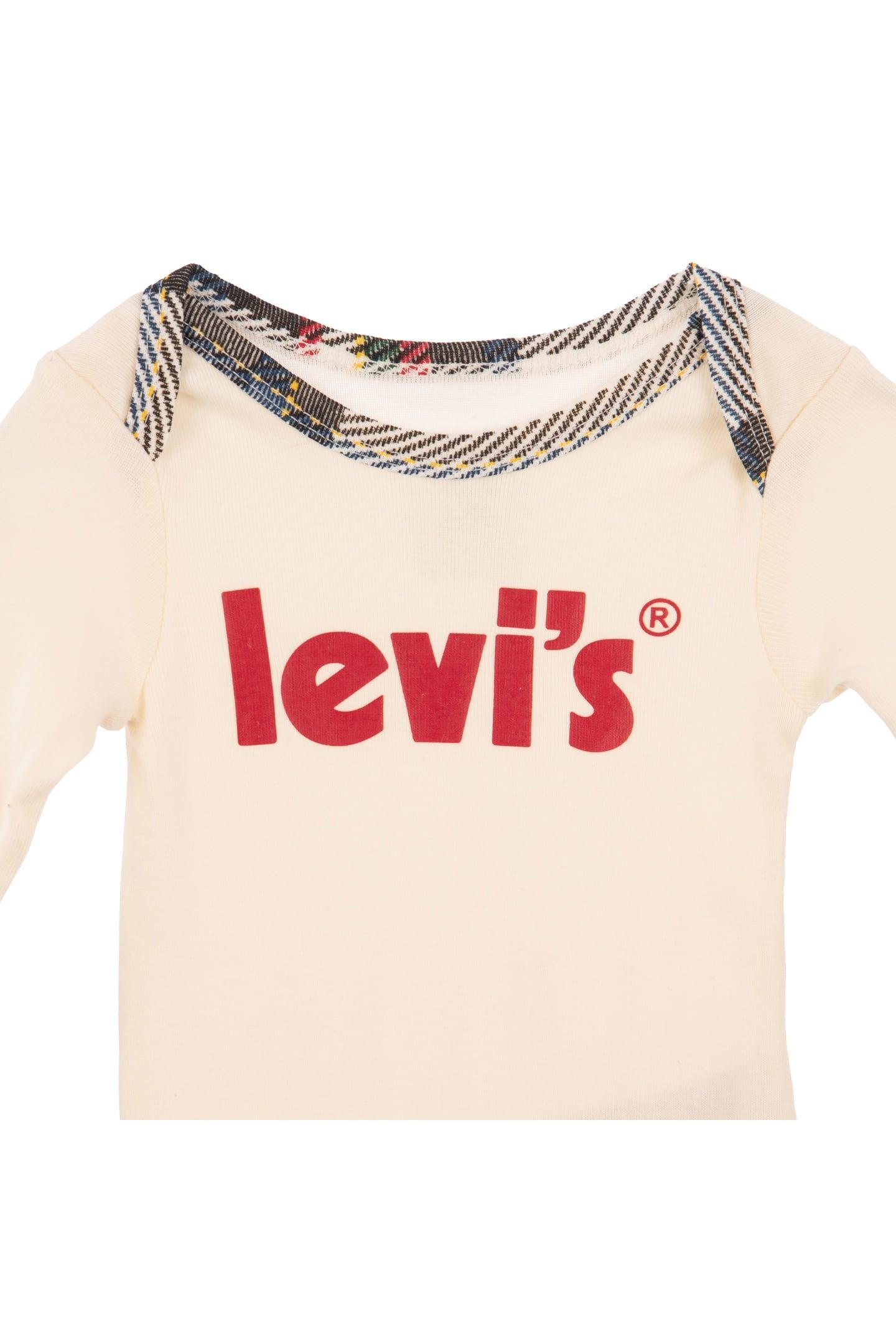 UNISEX LEVIS HOLIDAY 4PC BLANKET SET ANTIQUE WHITE 3