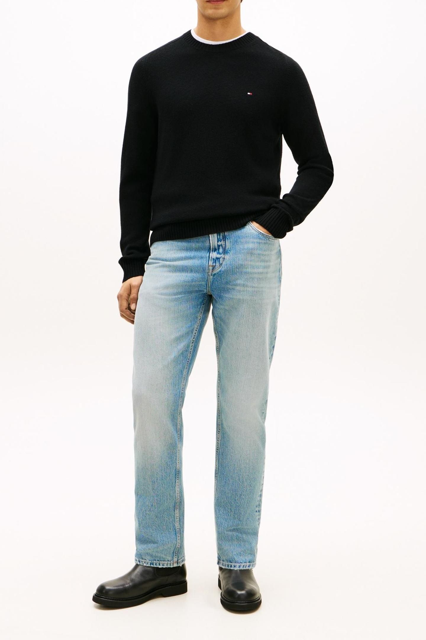 LAMBSWOOL CREW NECK BLACK 3
