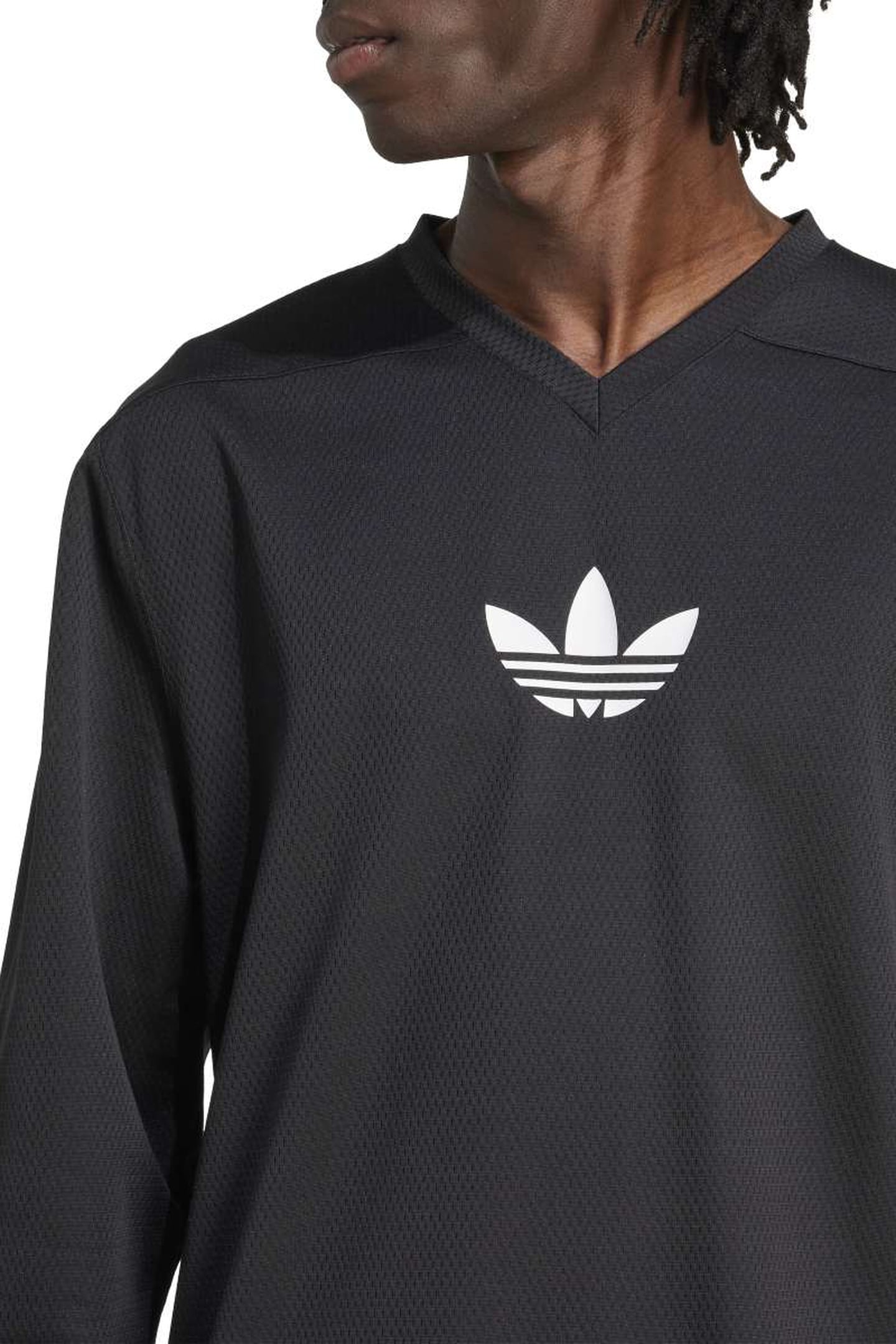 UNISEX MESH LS BLACK 4