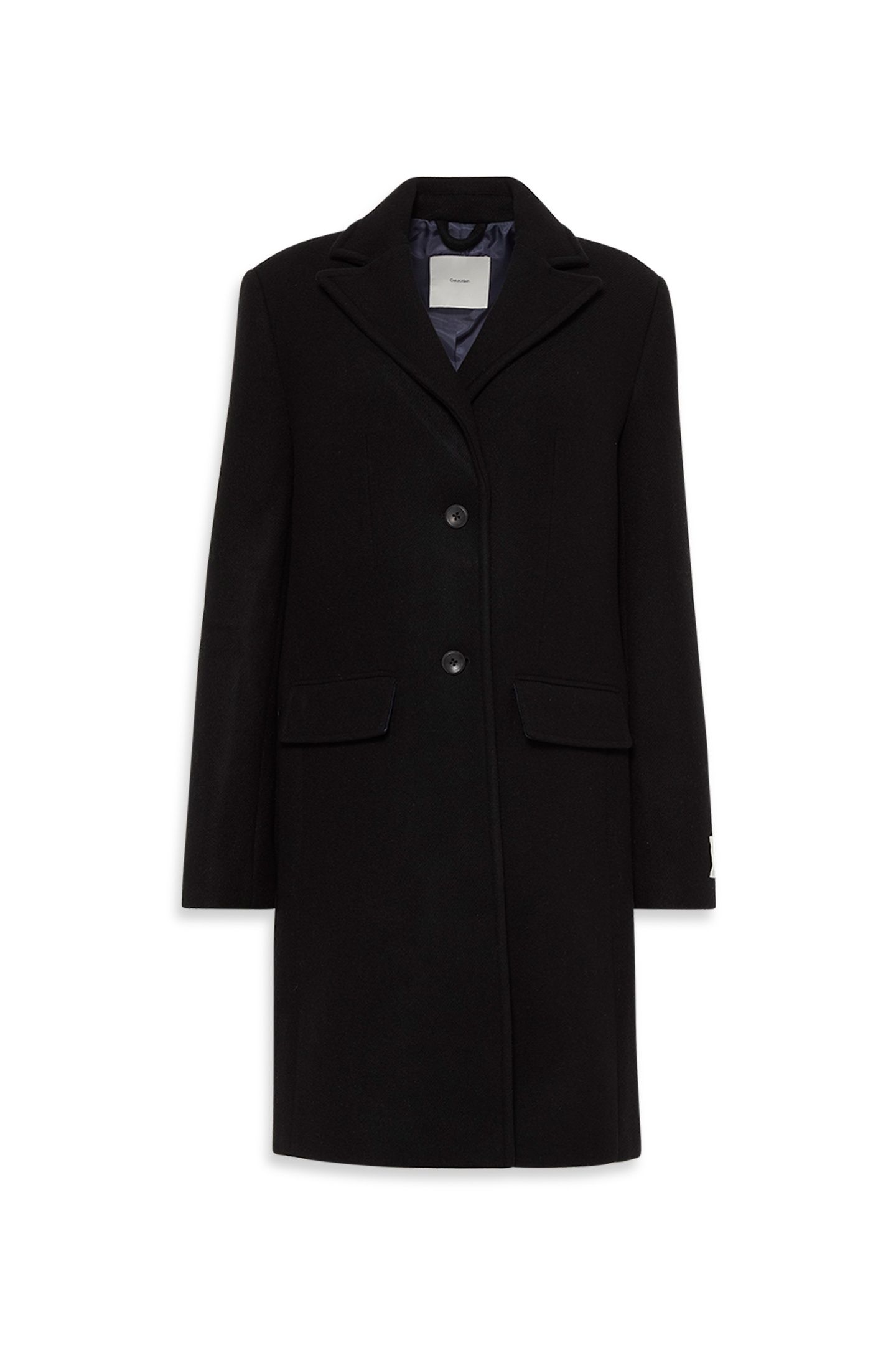 TAILORED SINGLE BREASTED COAT BLACK 4