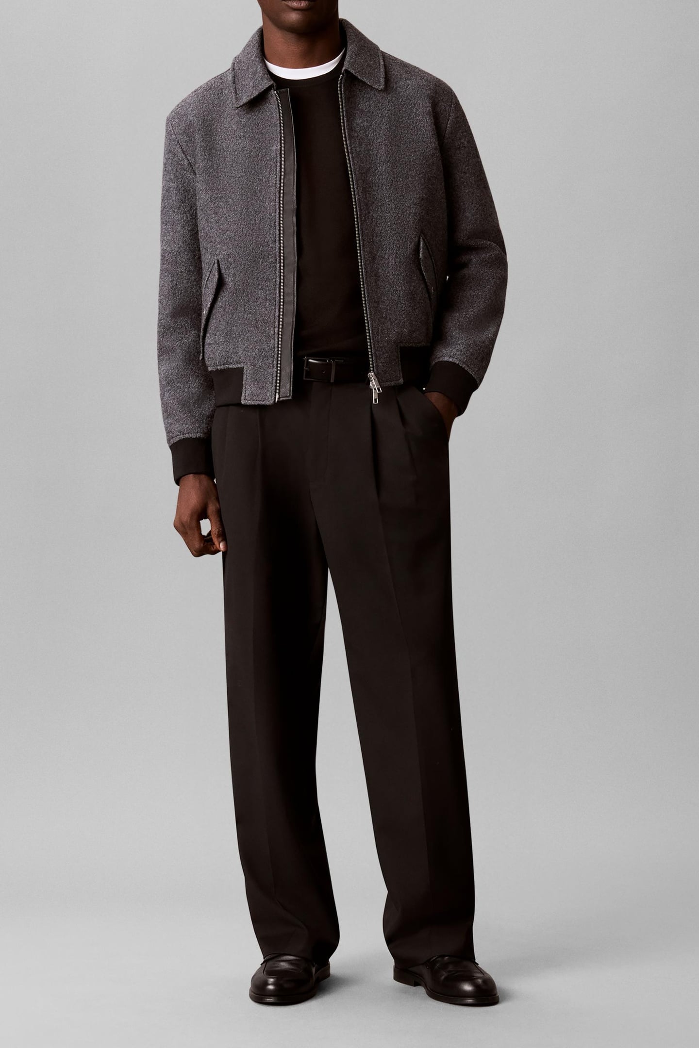 LS 100% MERINO CREW BLACK 3