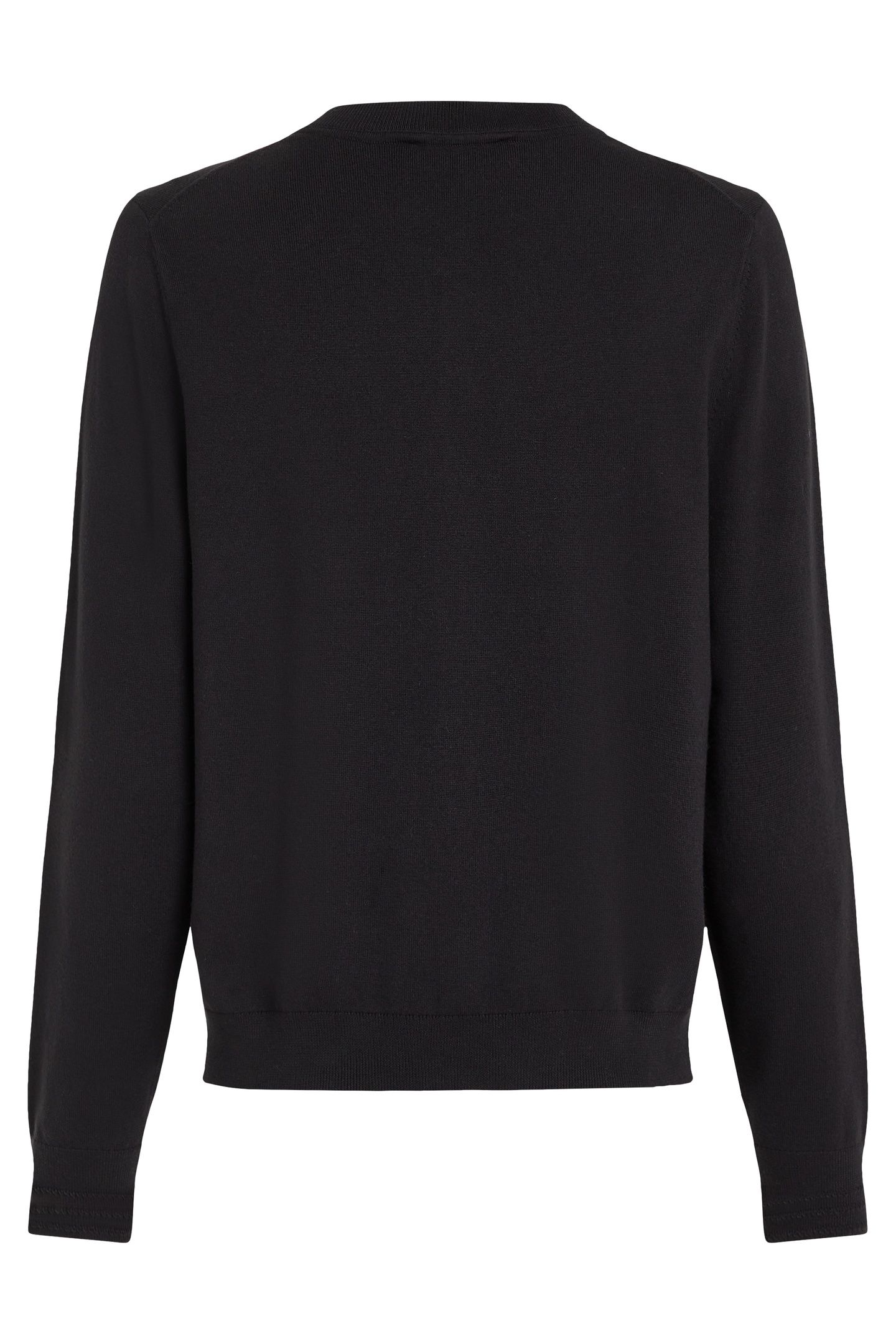COTTON JERSEY CREW NECK BLACK 6