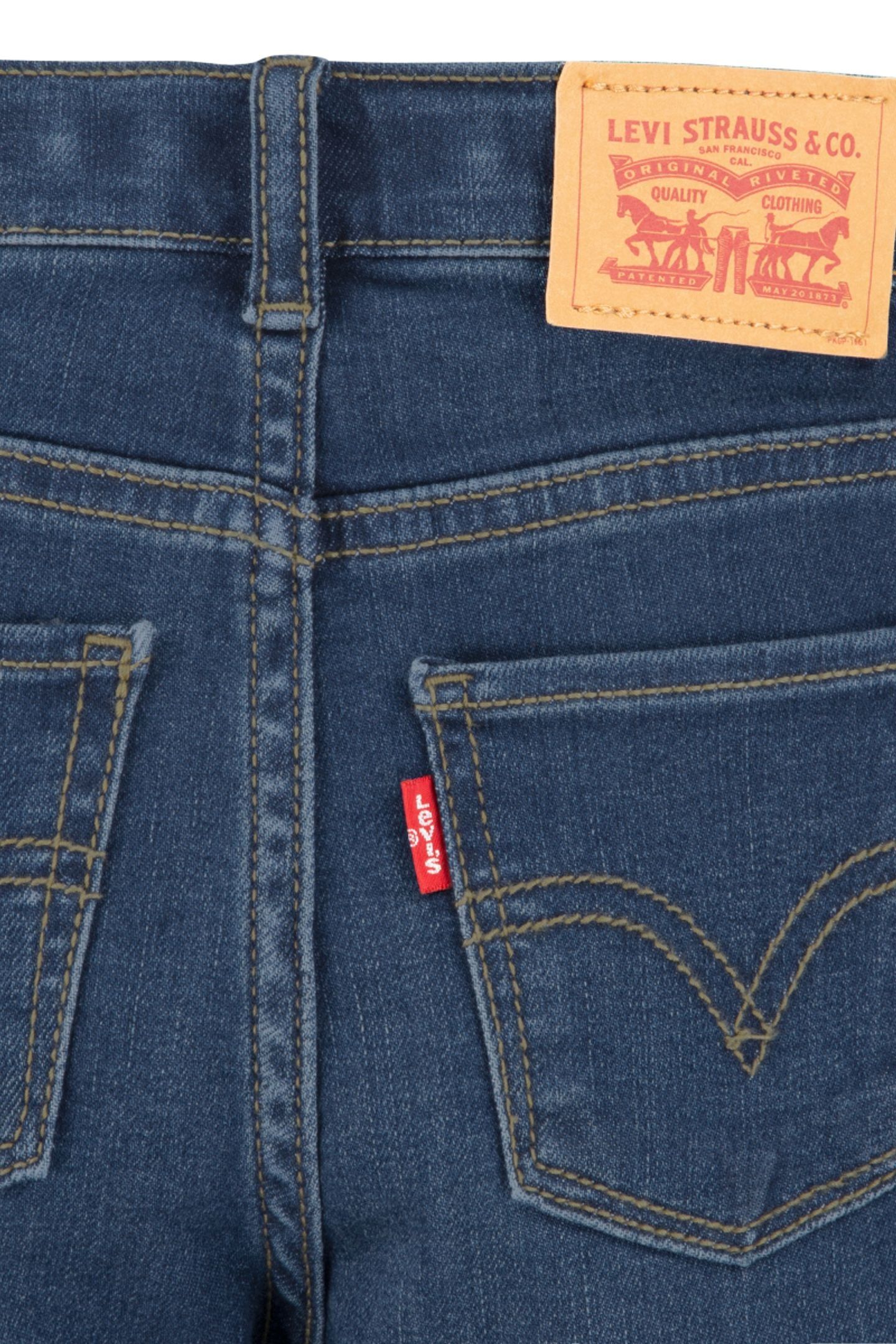GIRLS 720 HIGH RISE SUPER SKINNY RESILIENT BLUE 3
