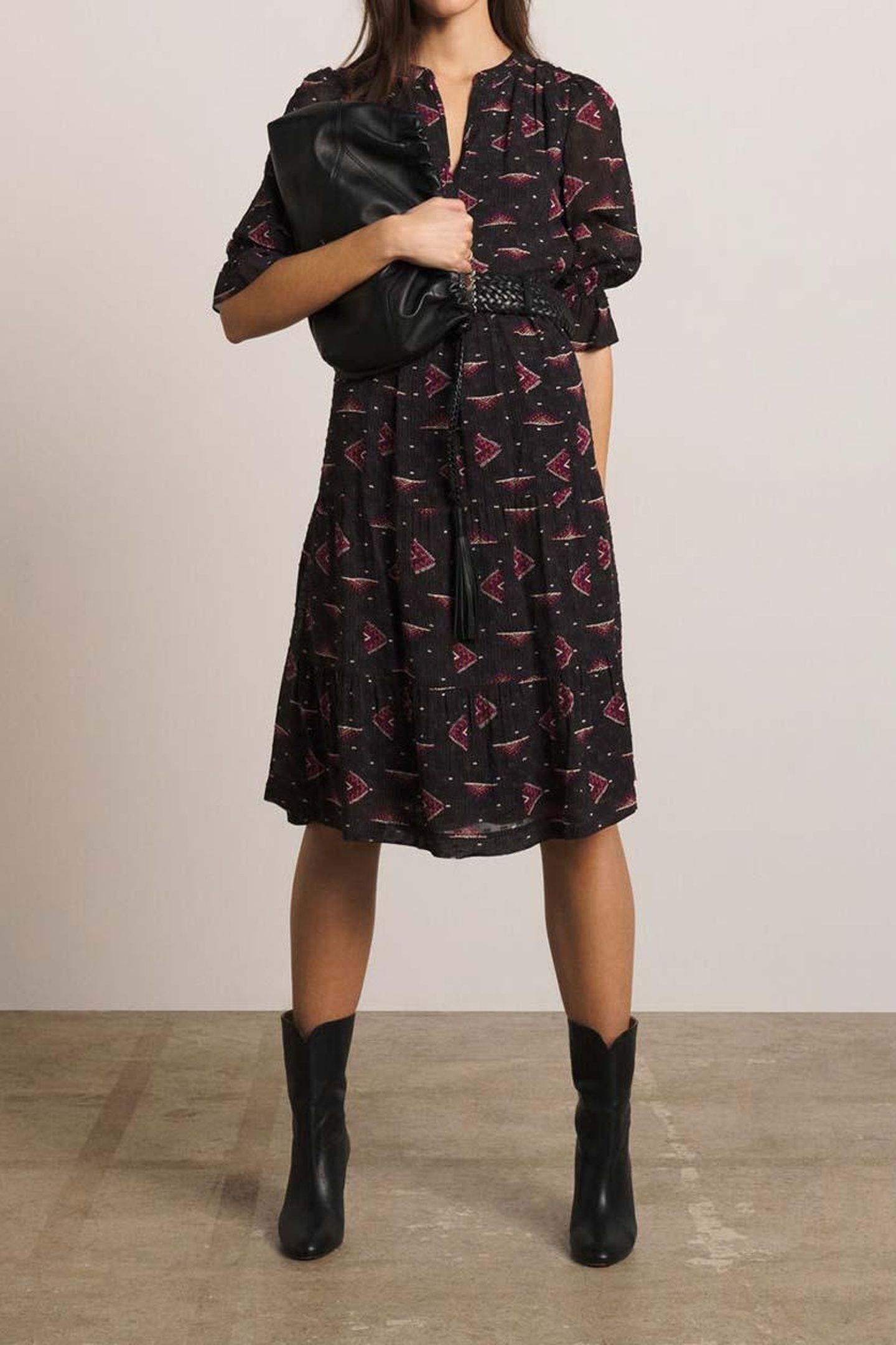 MID-LENGTH DRESS CARBONE 1