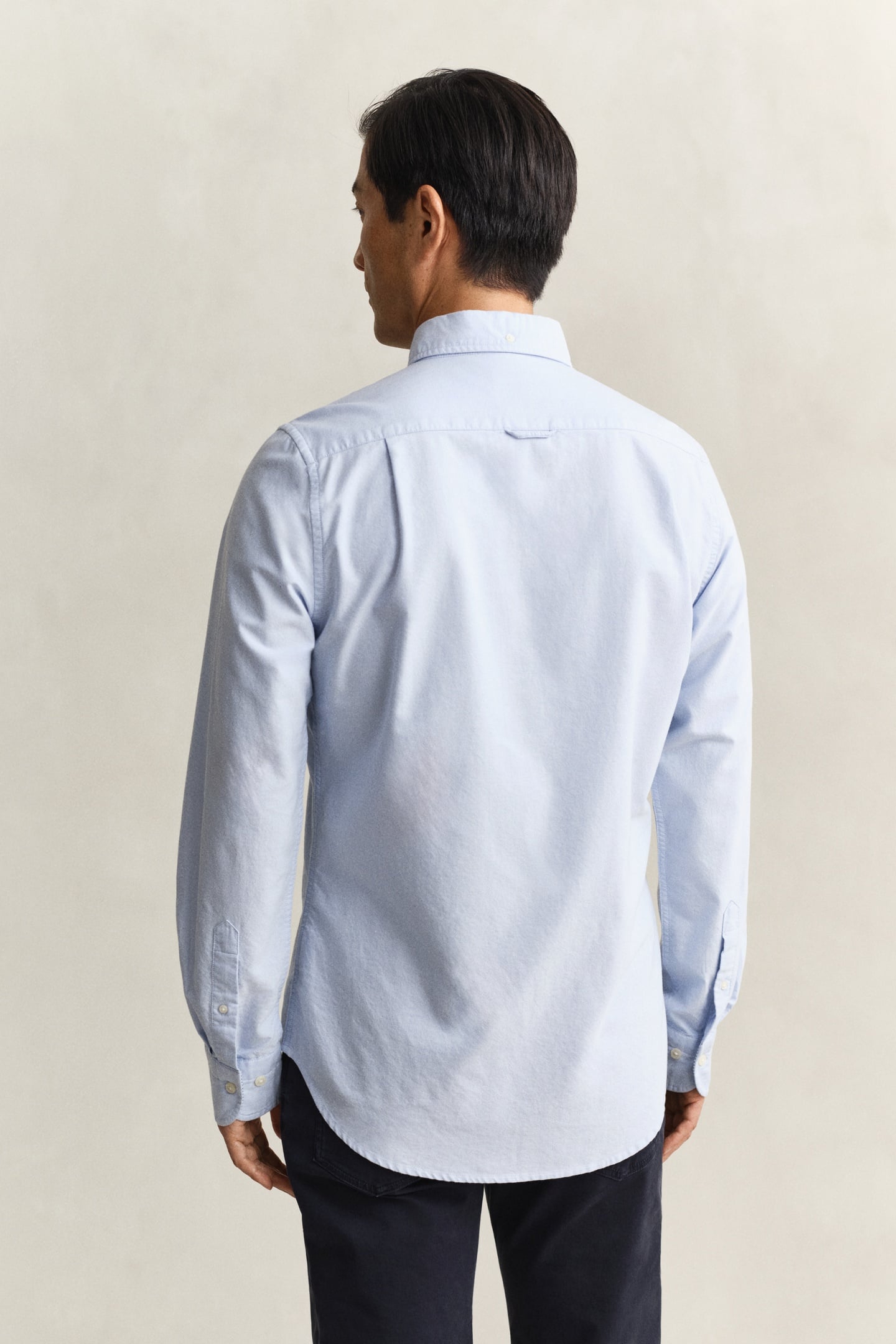 SLIM STRETCH OXFORD SHIRT LIGHT BLUE 2