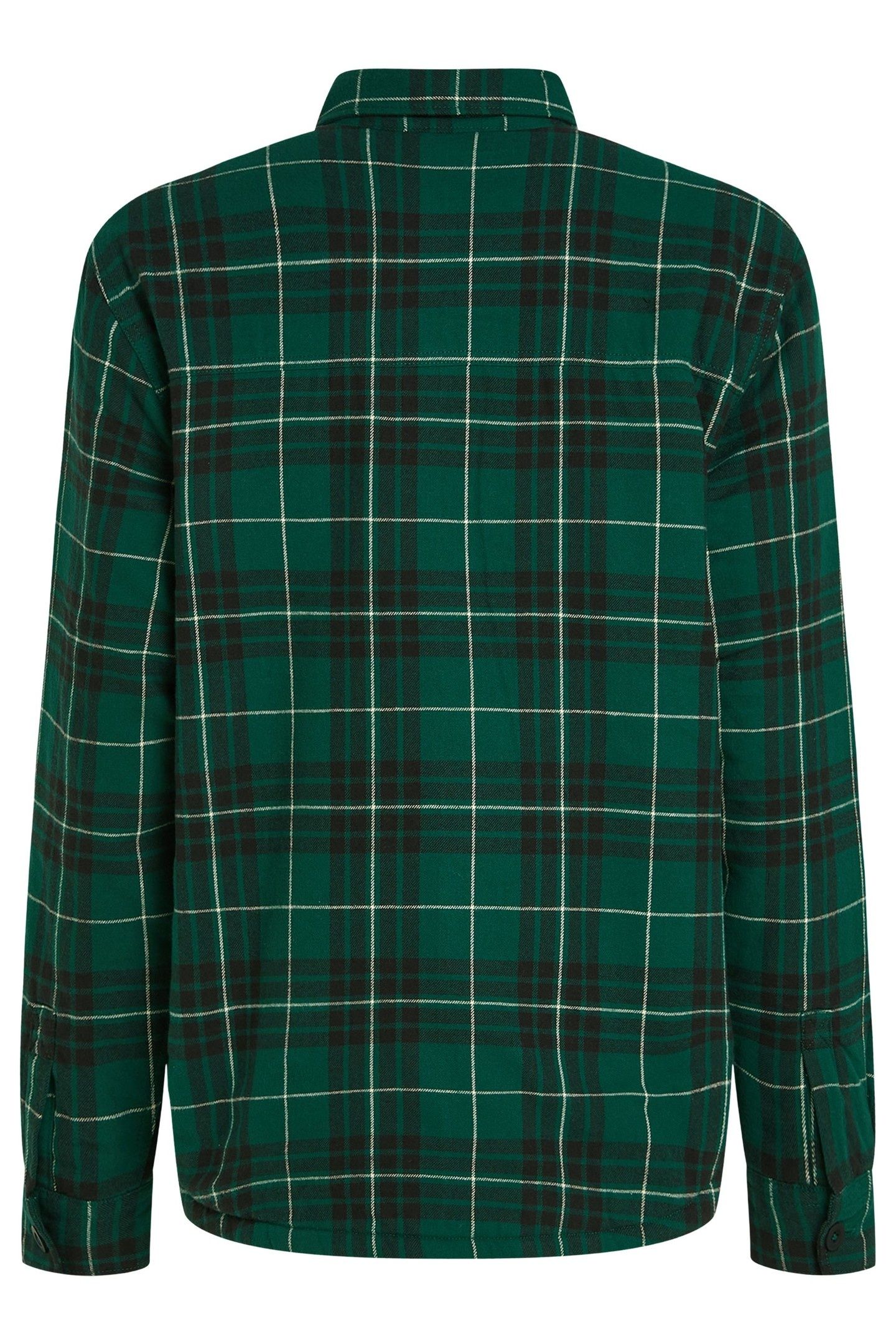 O'NEILL MUST-HAVE FLEECE LINED SHIRT GREEN FLANNEL CHECK 2