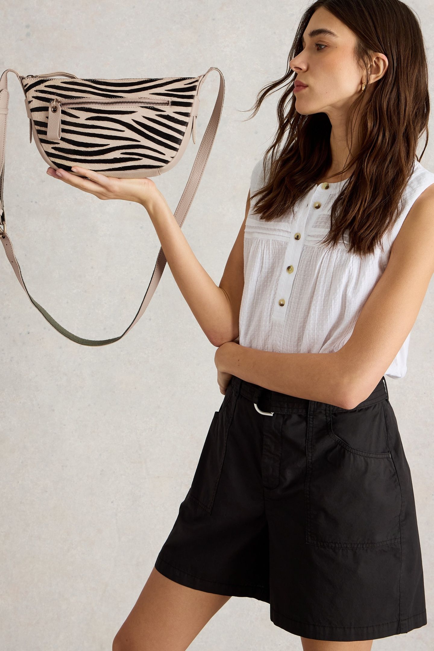 CARO CROSSBODY BAG NATURAL MULTI 5