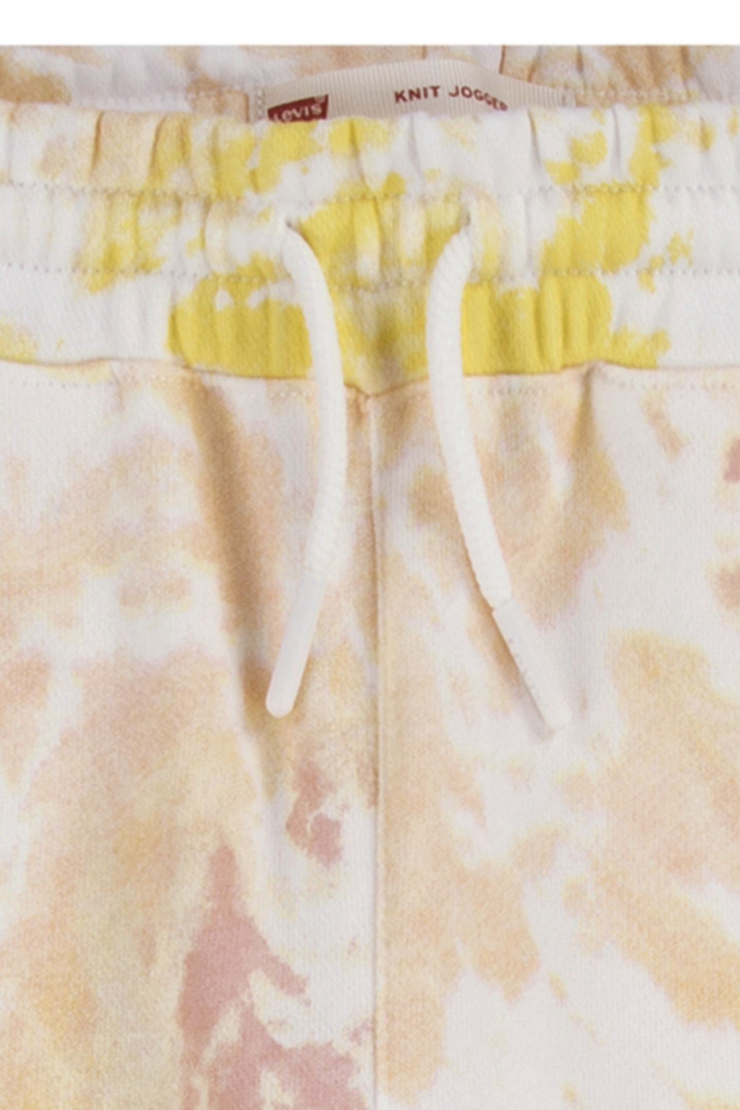 GIRLS TIE DYE KNIT JOGGER WHITE ALYSSUM 4