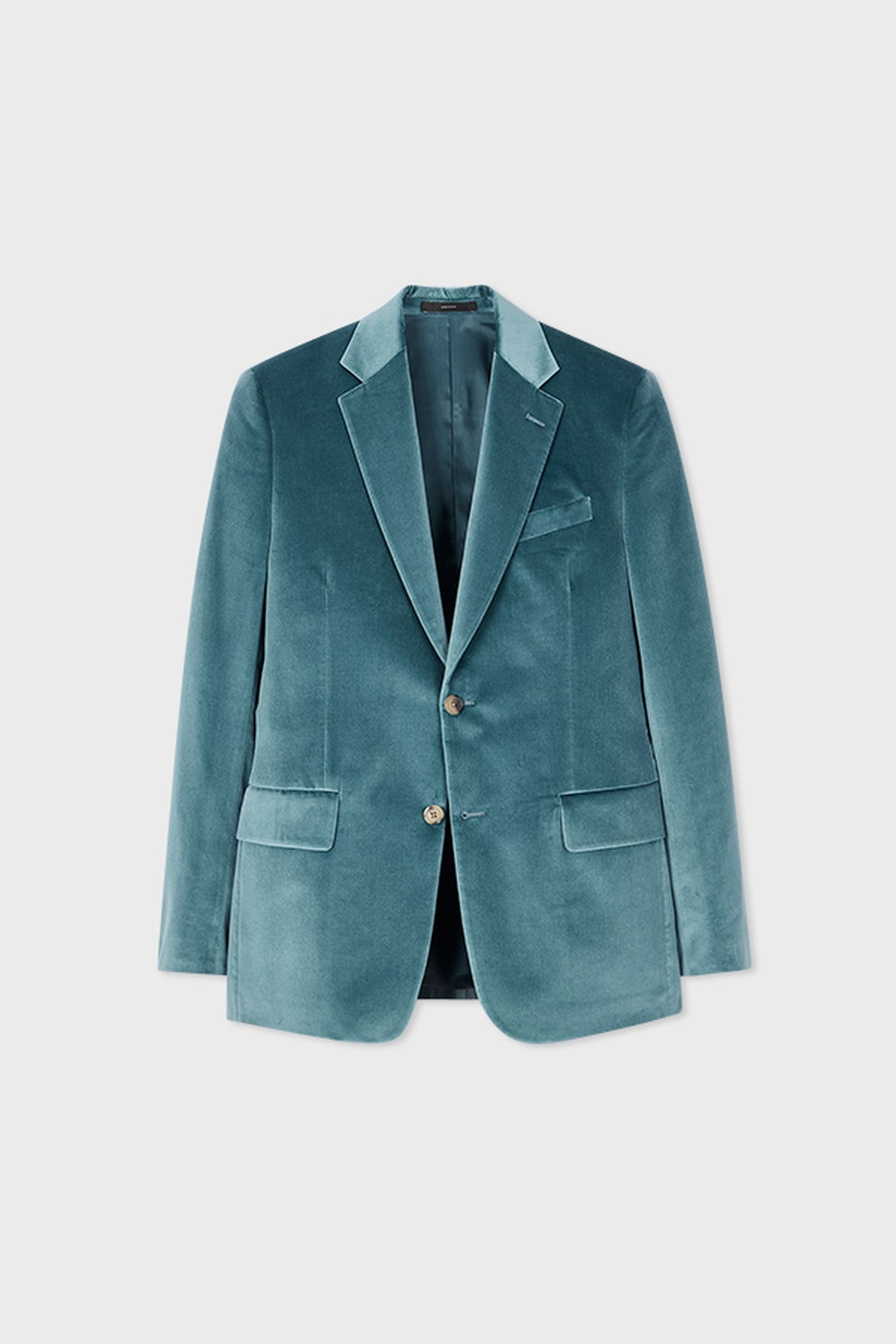 MENS TAILORED FIT 2 BUTTON JACKET GREYISH BLUE 5