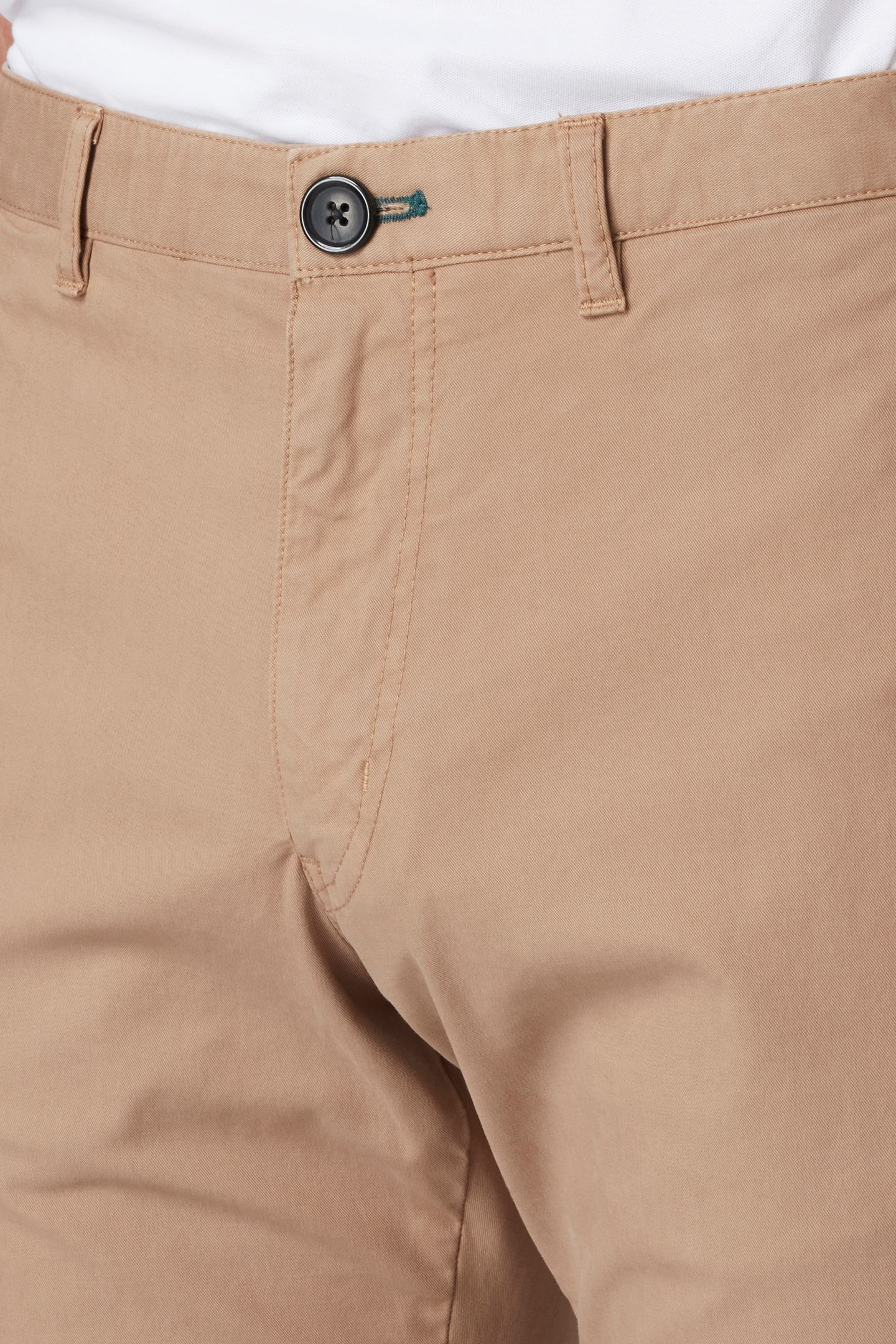 MENS SLIM FIT STITCHED CHINO CAMEL 3