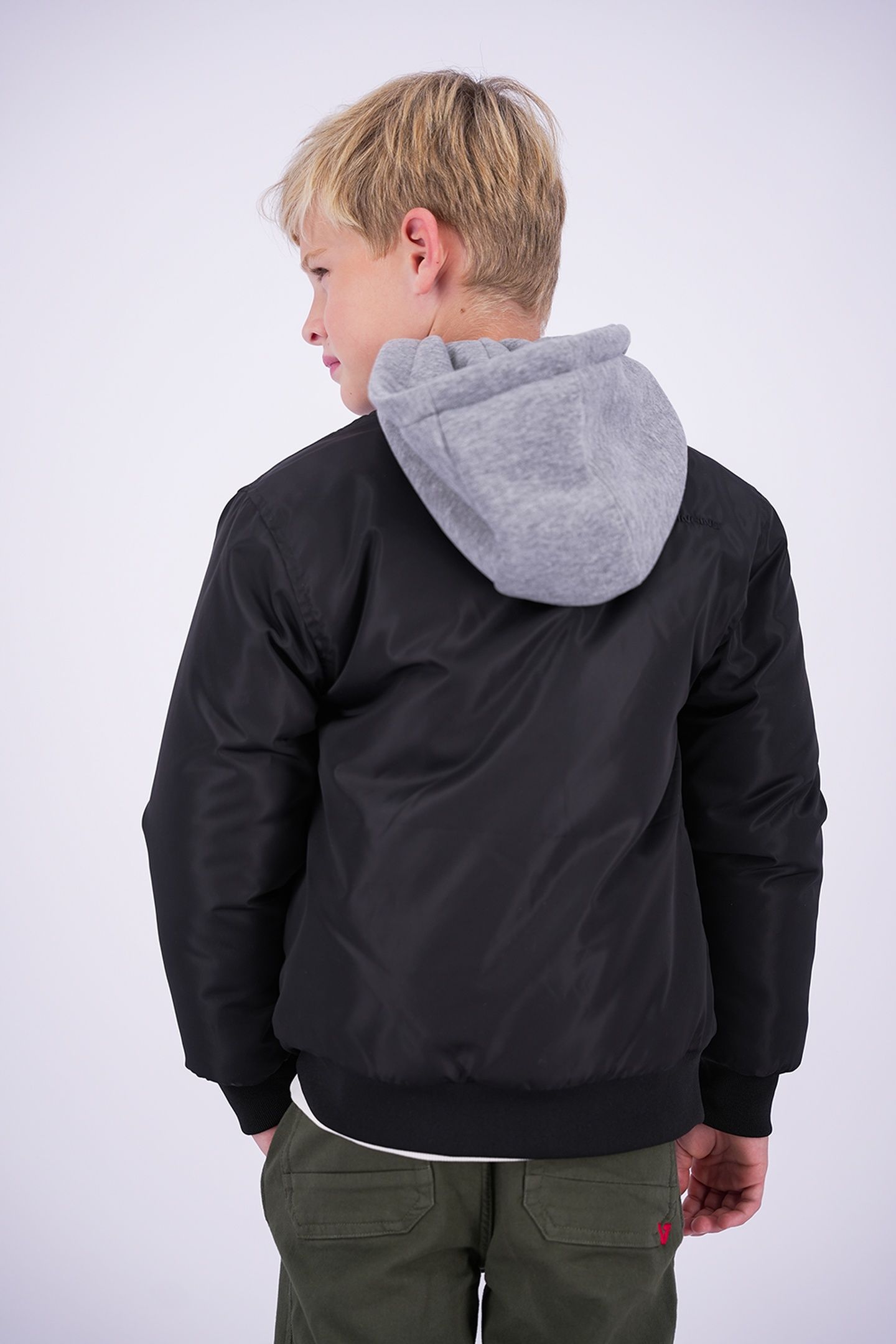 BOYS TOCER JACKET OUTDOOR DEEP BLACK 5