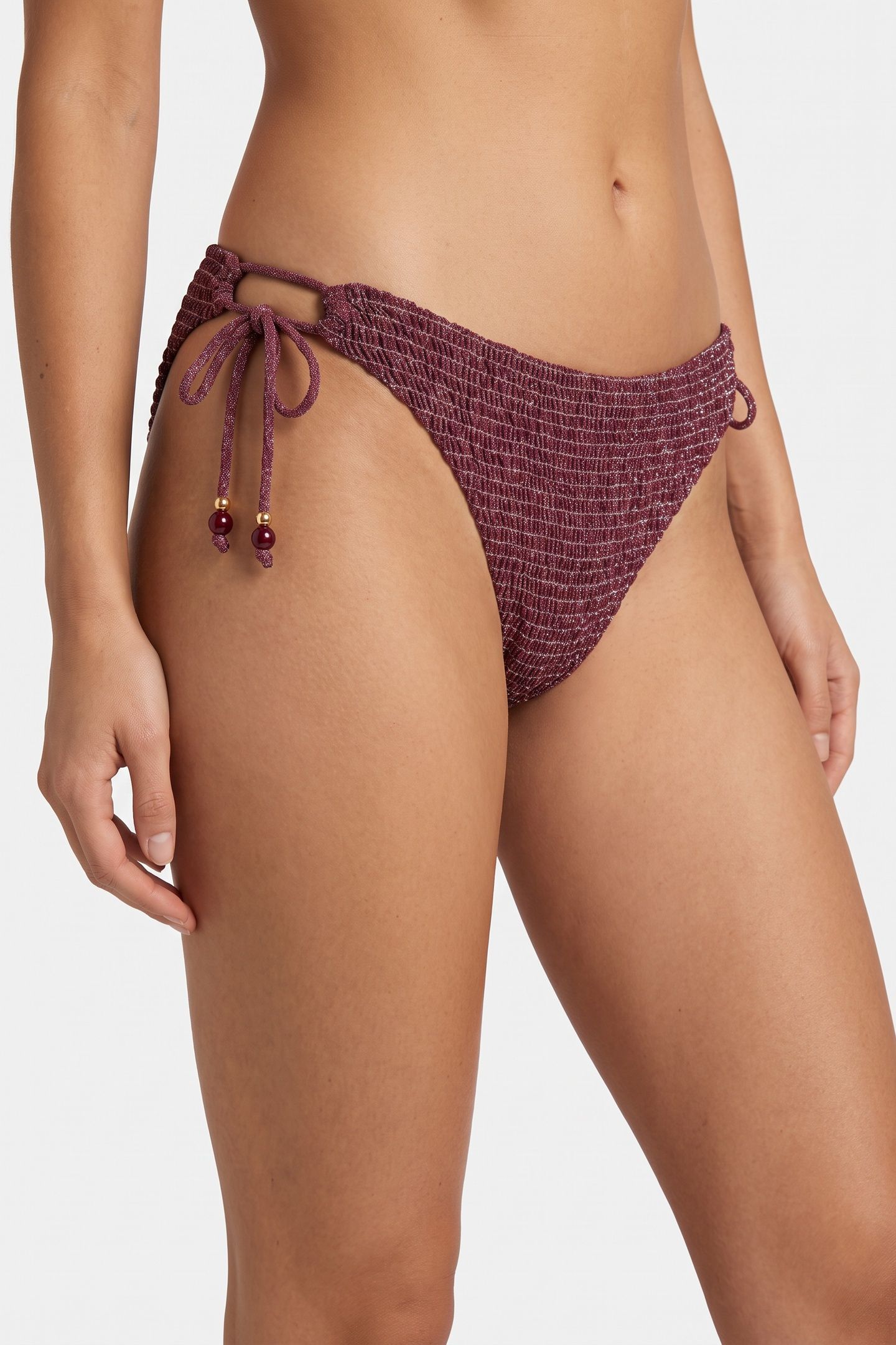 CLUB TROPICANA BOTTOMS AUBERGINE 1