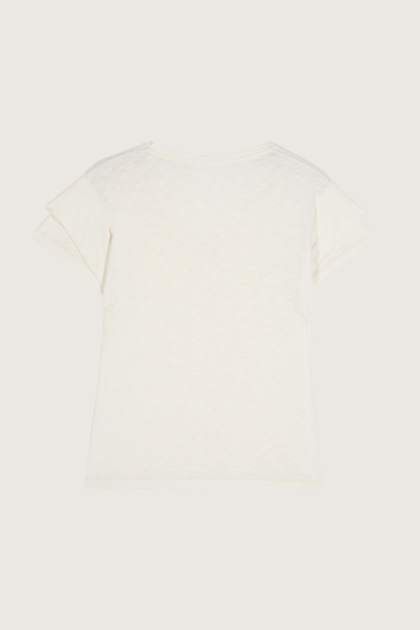 SHORT SLEEVES TEE ECRU 4