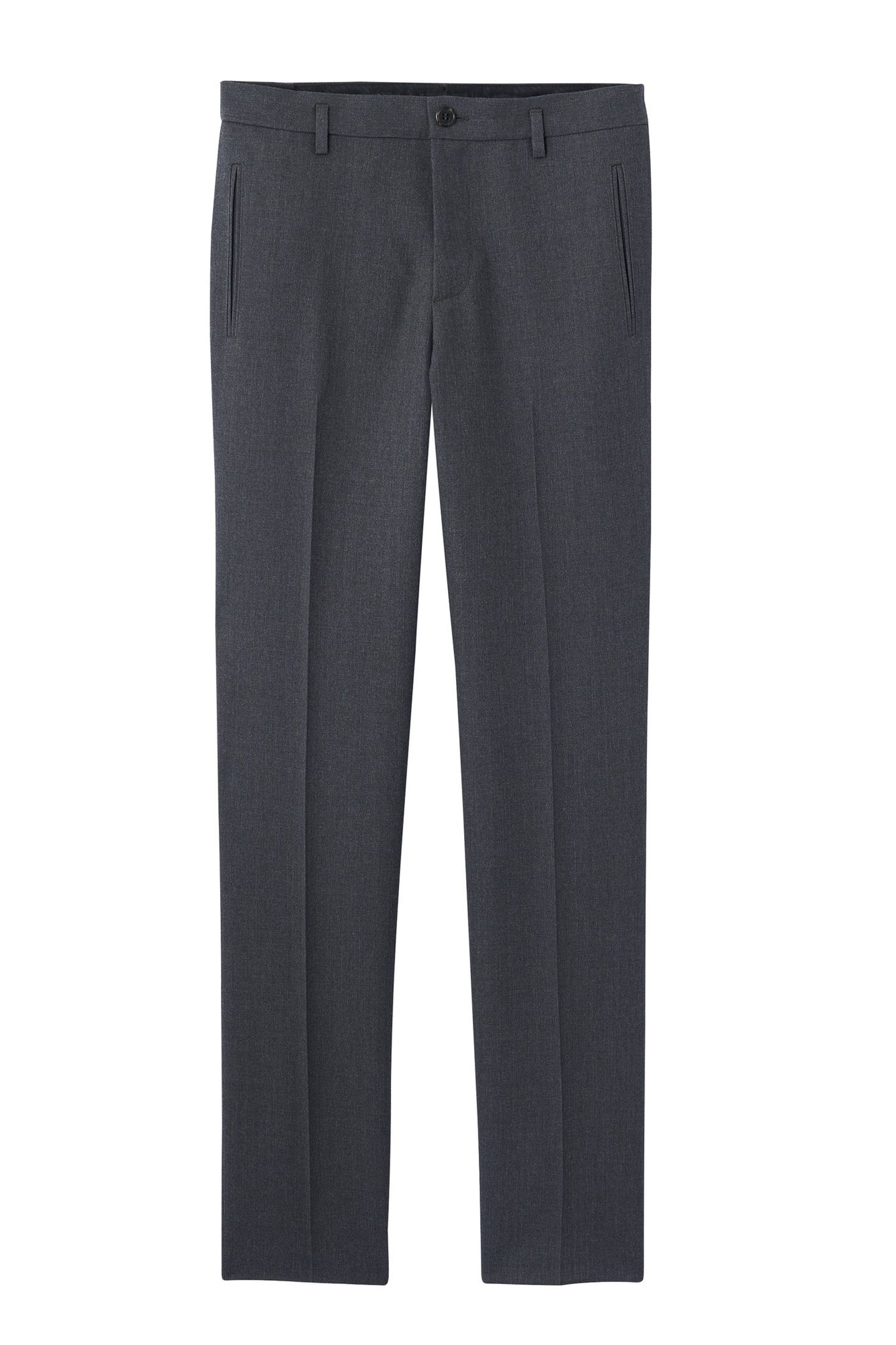 UNISEX TROUSERS CARL HEATHERED CHARCOAL 1