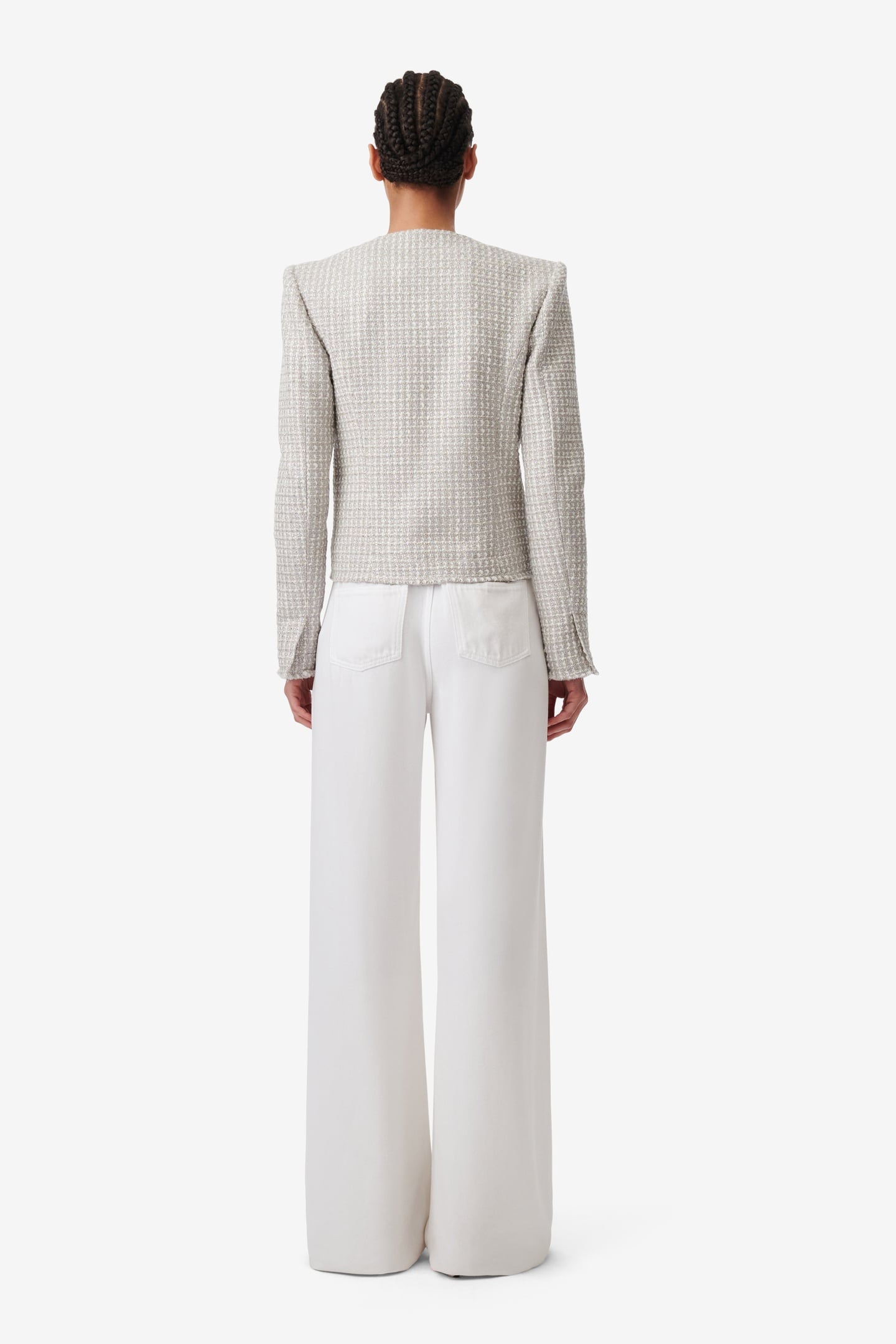 JOULIA JACKET SILVER/WHITE 2