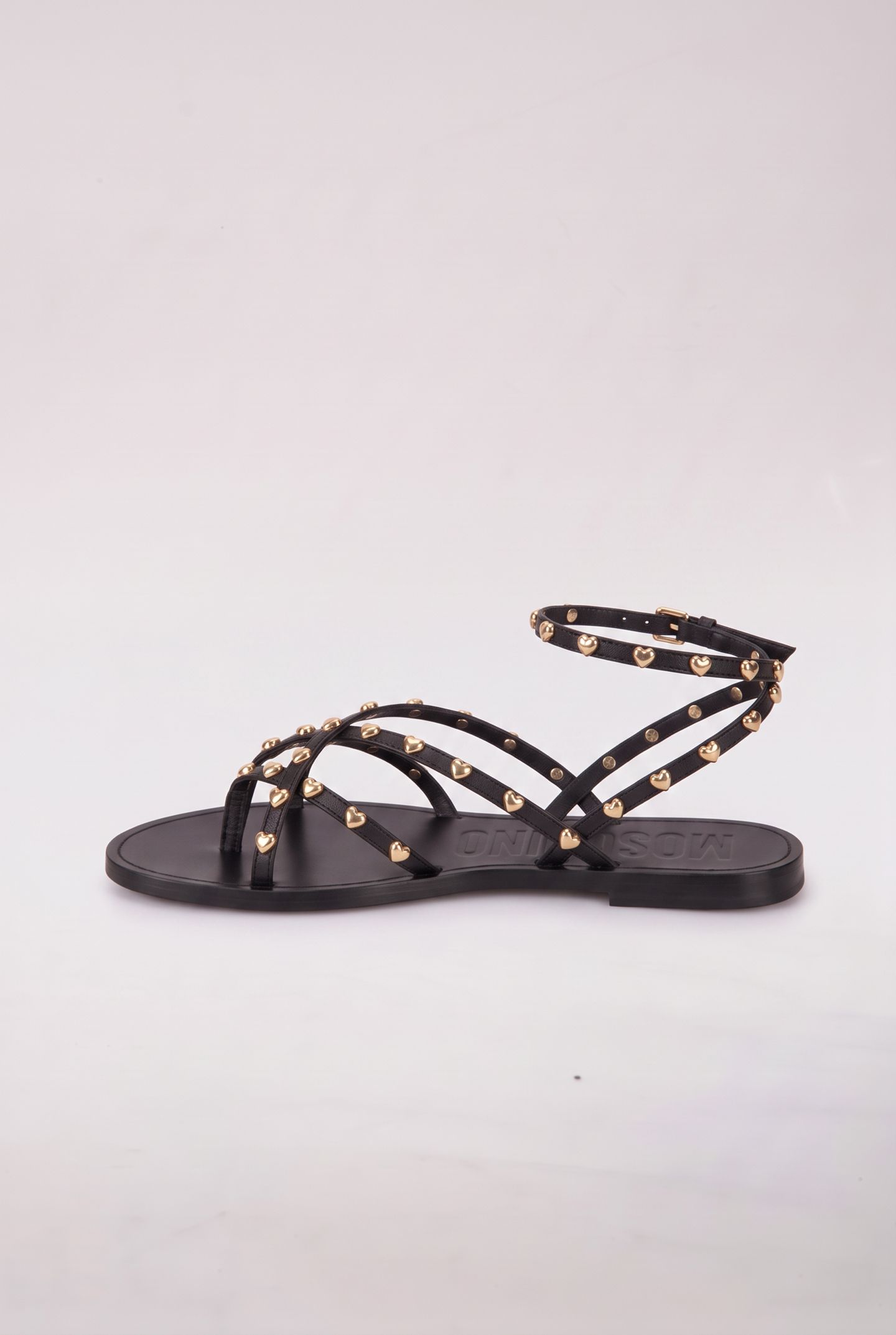 LEATHER SANDALS BLACK 4