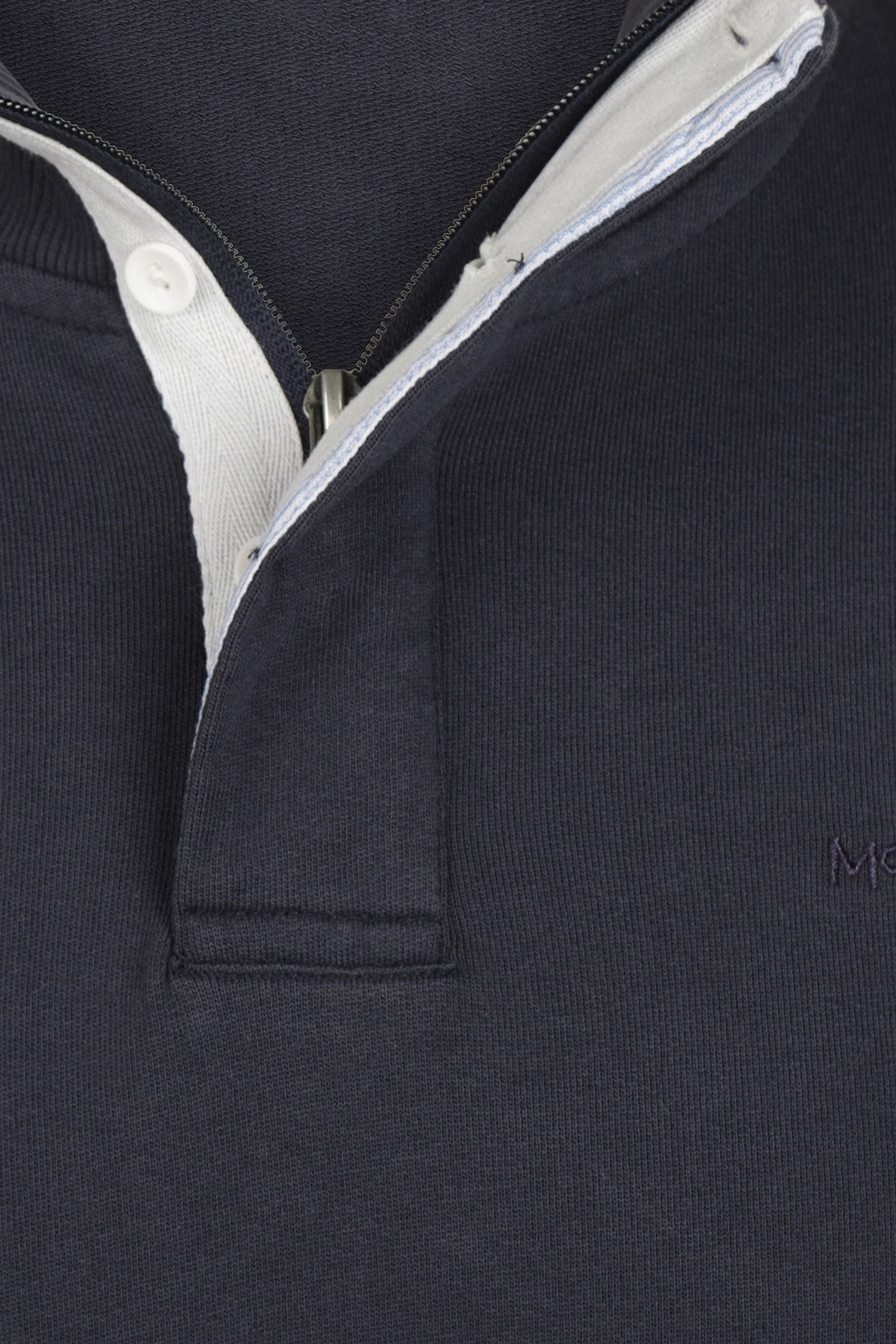 ZIP MOCK SWEATSHIRT NAVY 6