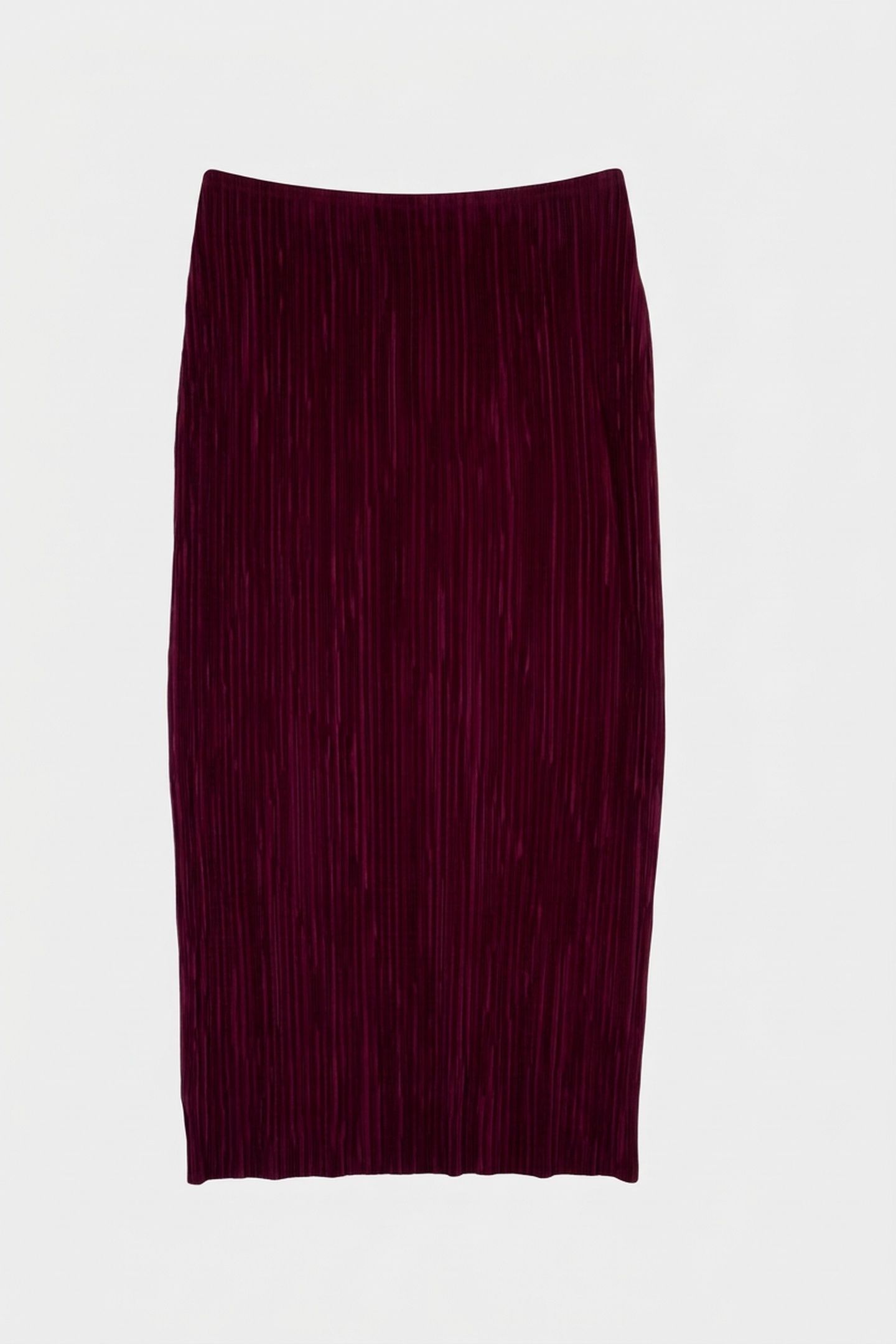 PLISSE MIDI SKIRT BERRY GLAZE 3
