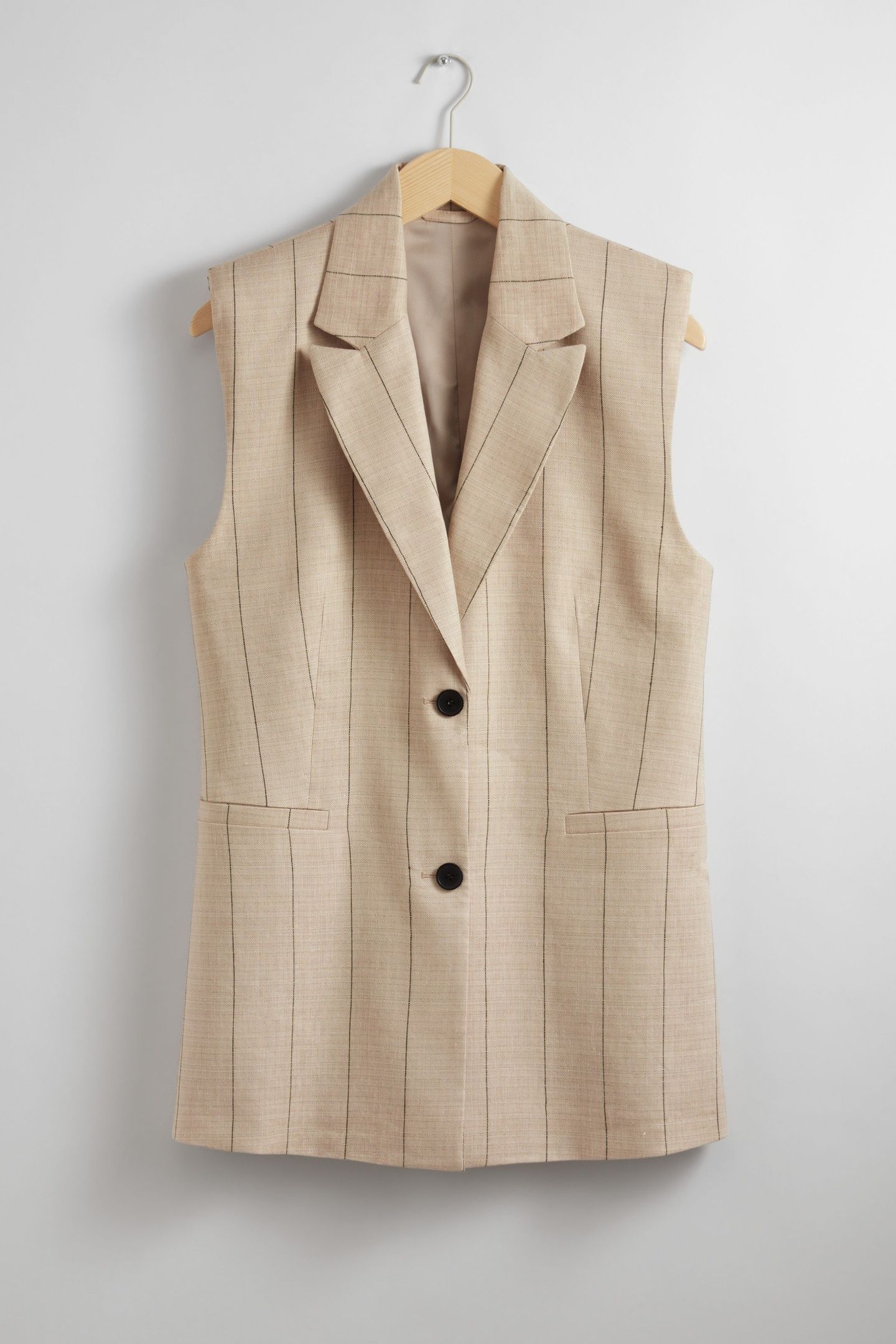 ST RUE BLAZER VEST BEIGE 3