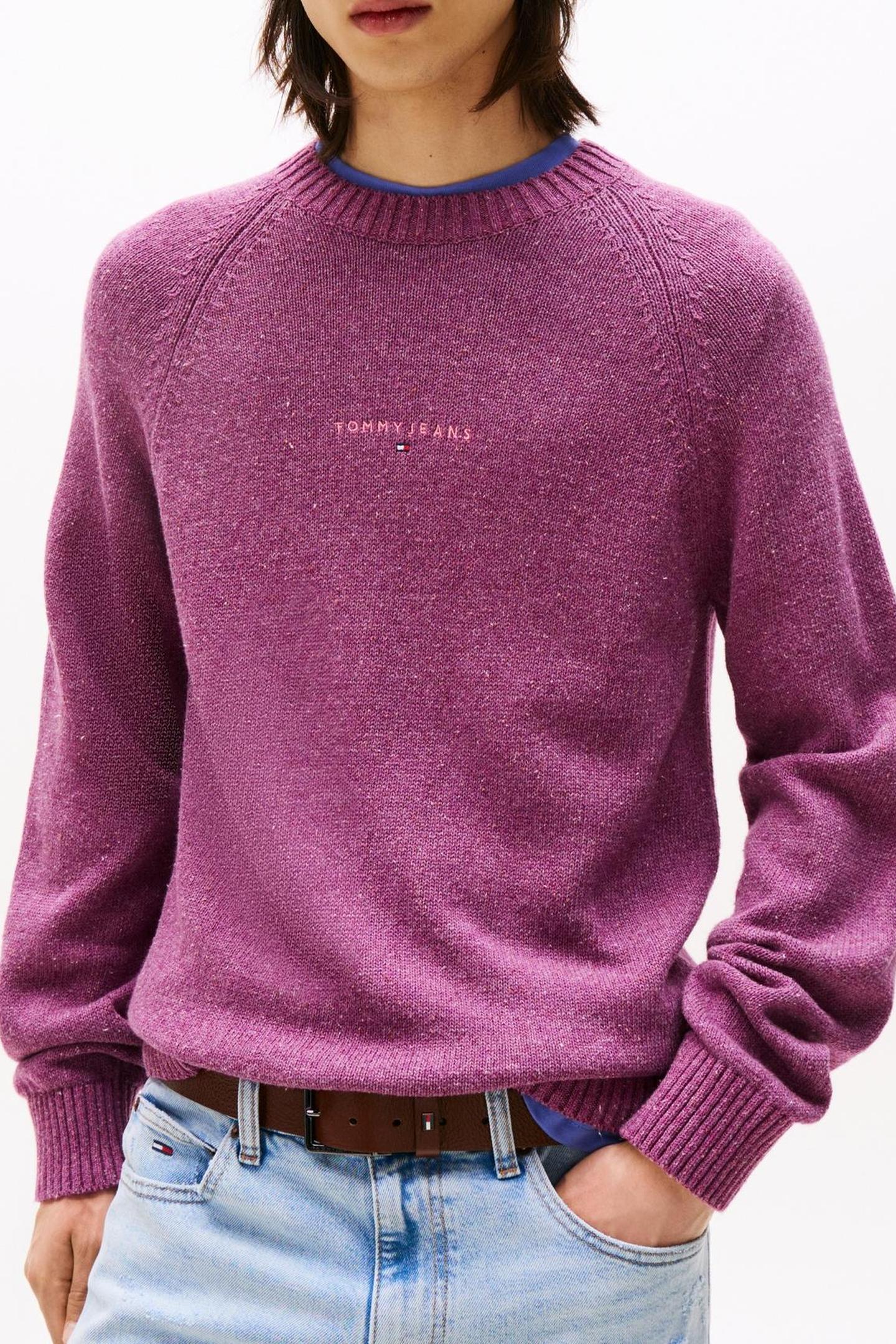 TJM SLIM LINEAR RAGLAN RED WINE 1