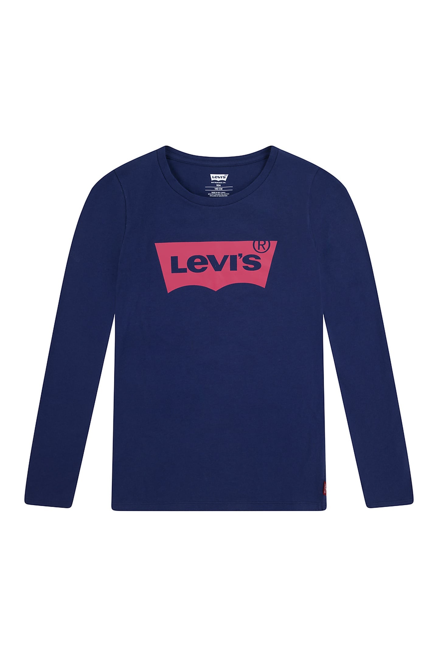 GIRLS L/S BATWING TEE MEDIEVAL BLUE 1