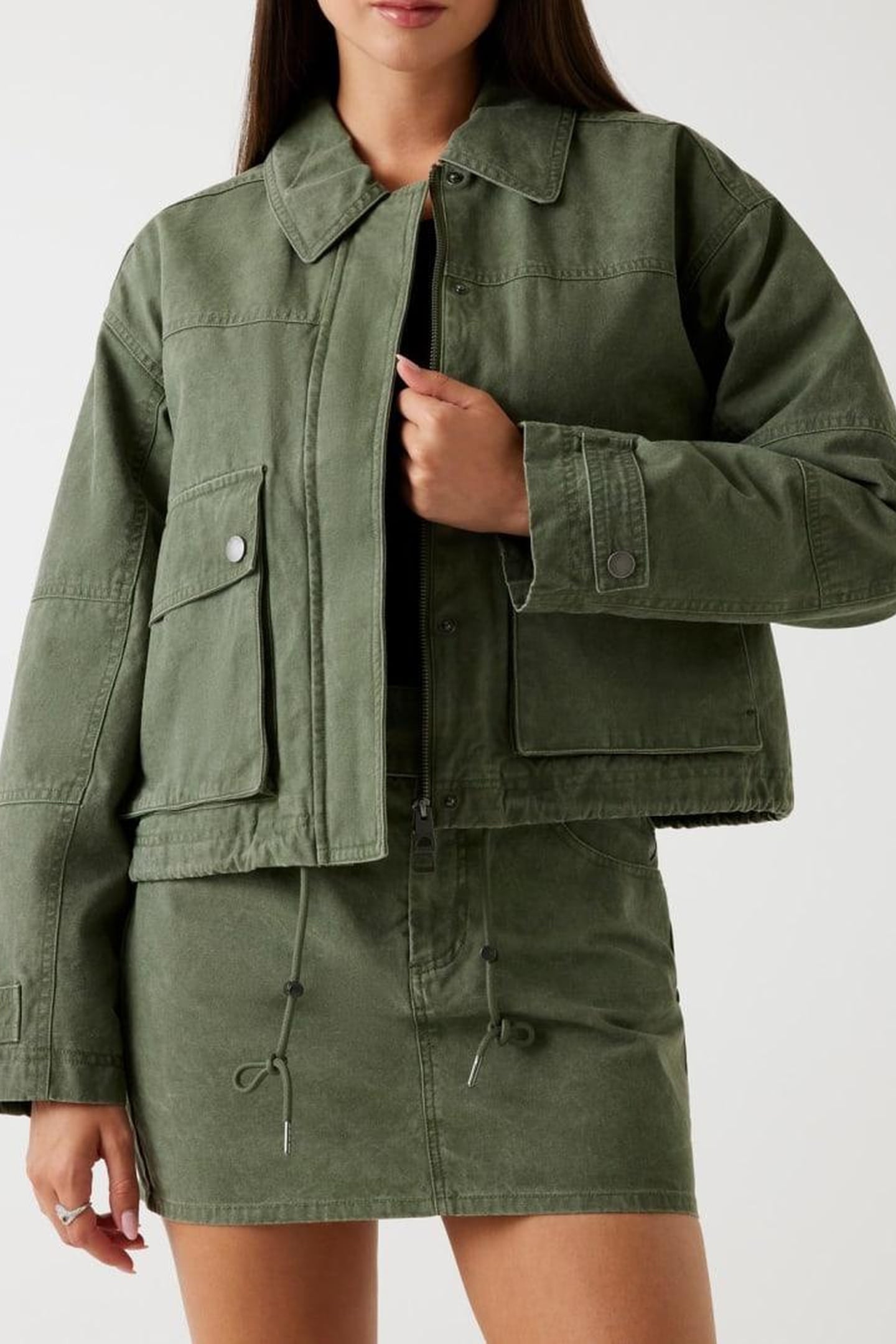 LS MYLES CROPPED FIE GREEN DEPTHS MULTI 9
