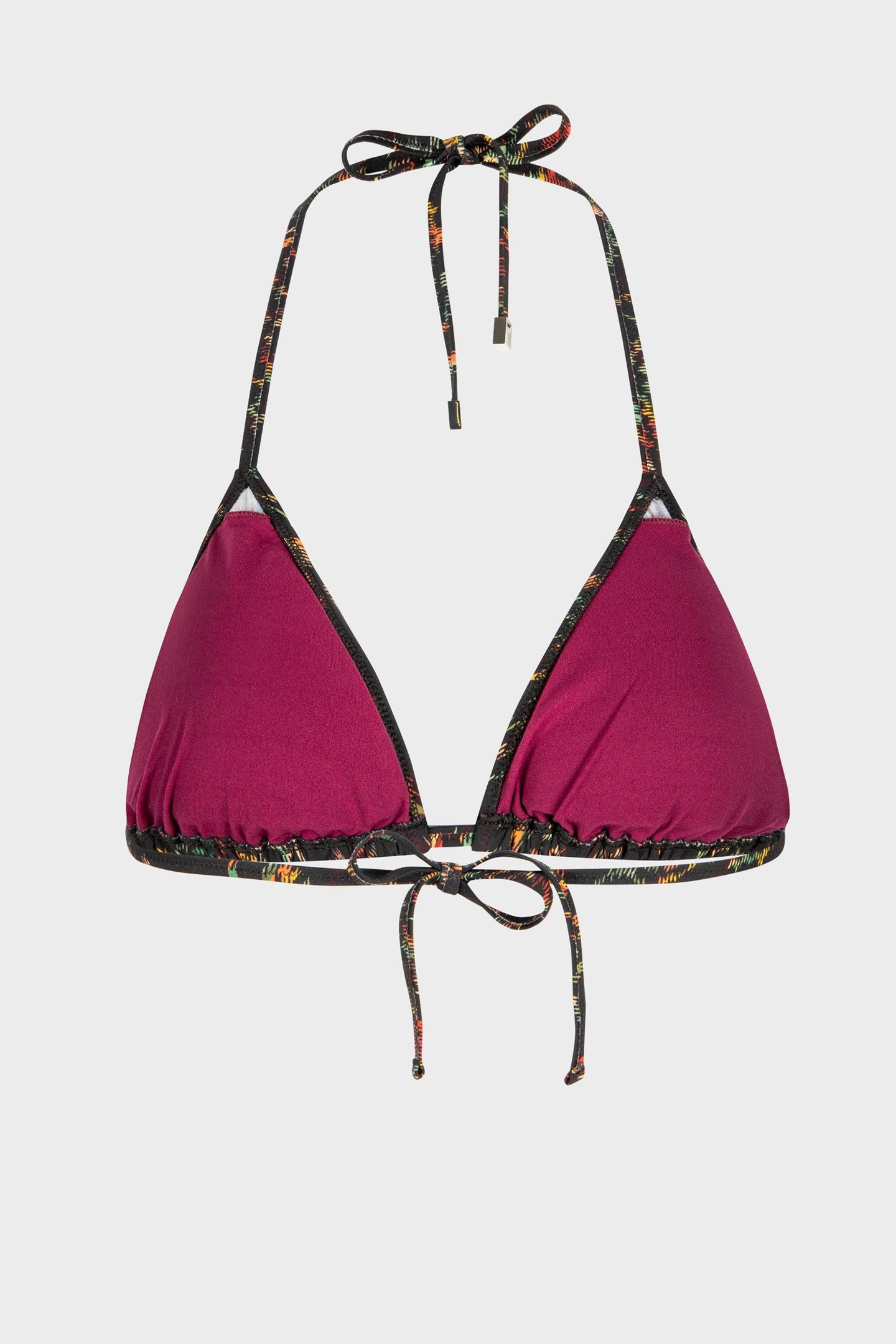 WOMEN BIKINI TOP TRIANGLE BLACK 2