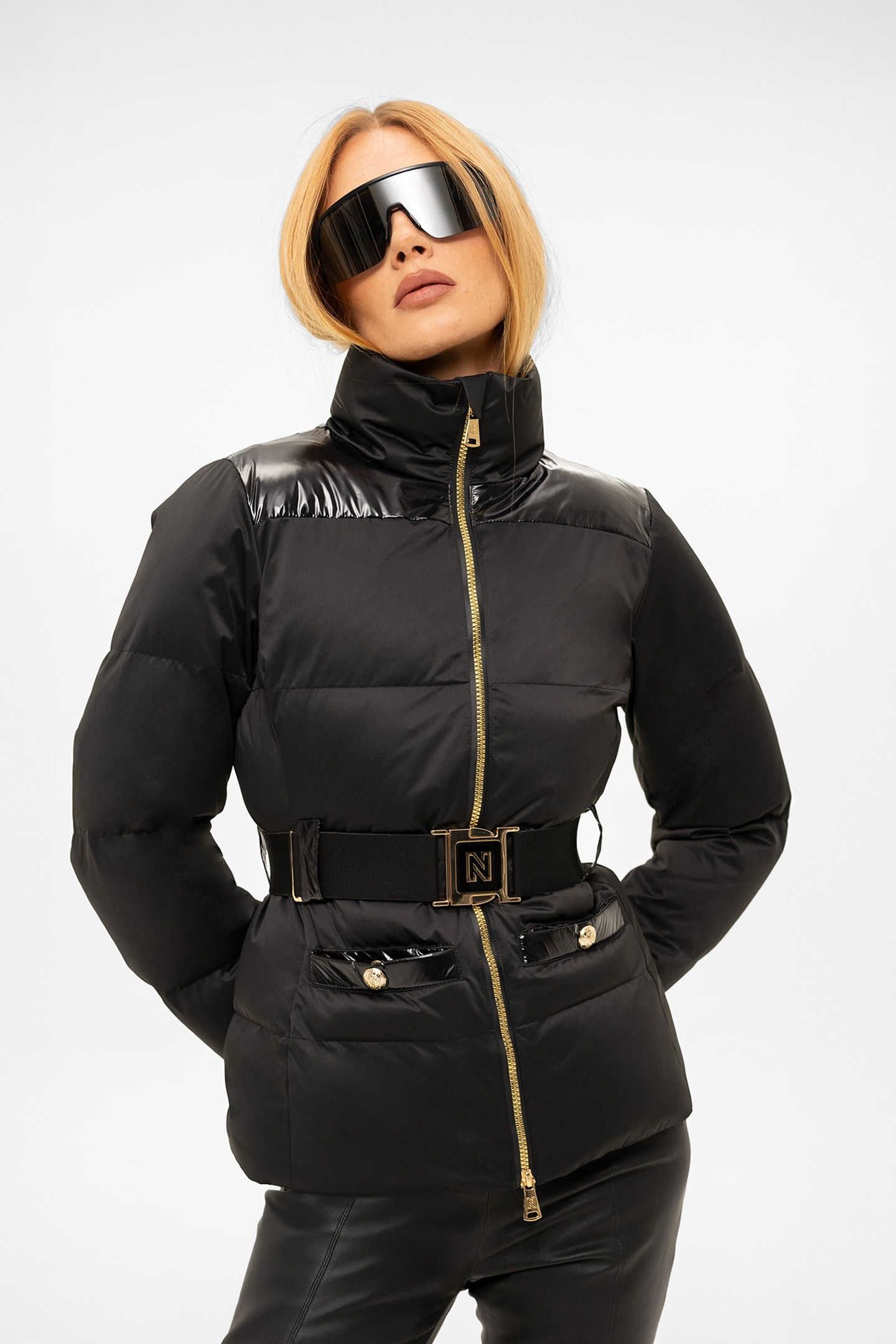 NORTH LACQ JACKET BLACK 2