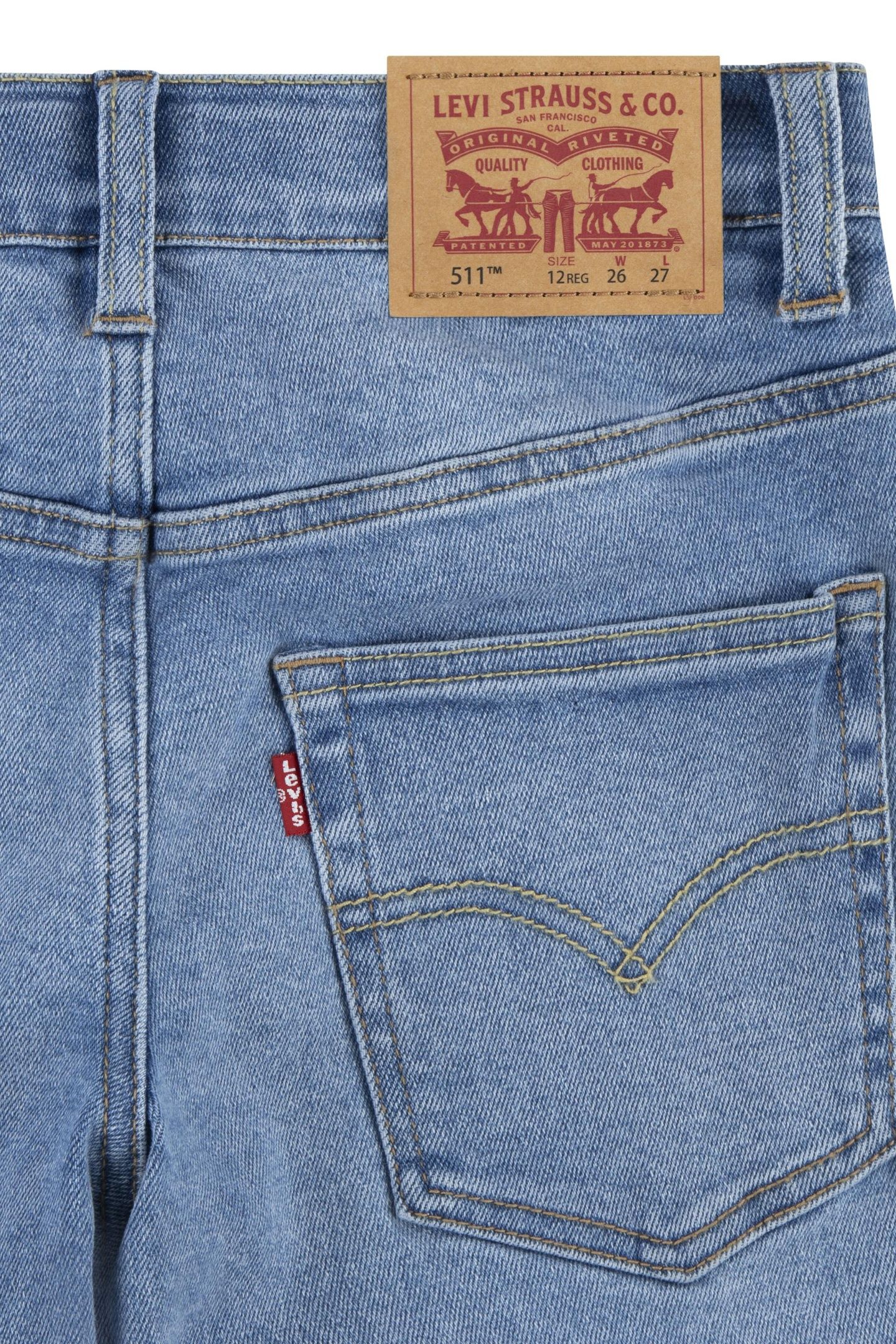 BOYS STAY LOOSE TAPER JEANS BASIL SKY 5