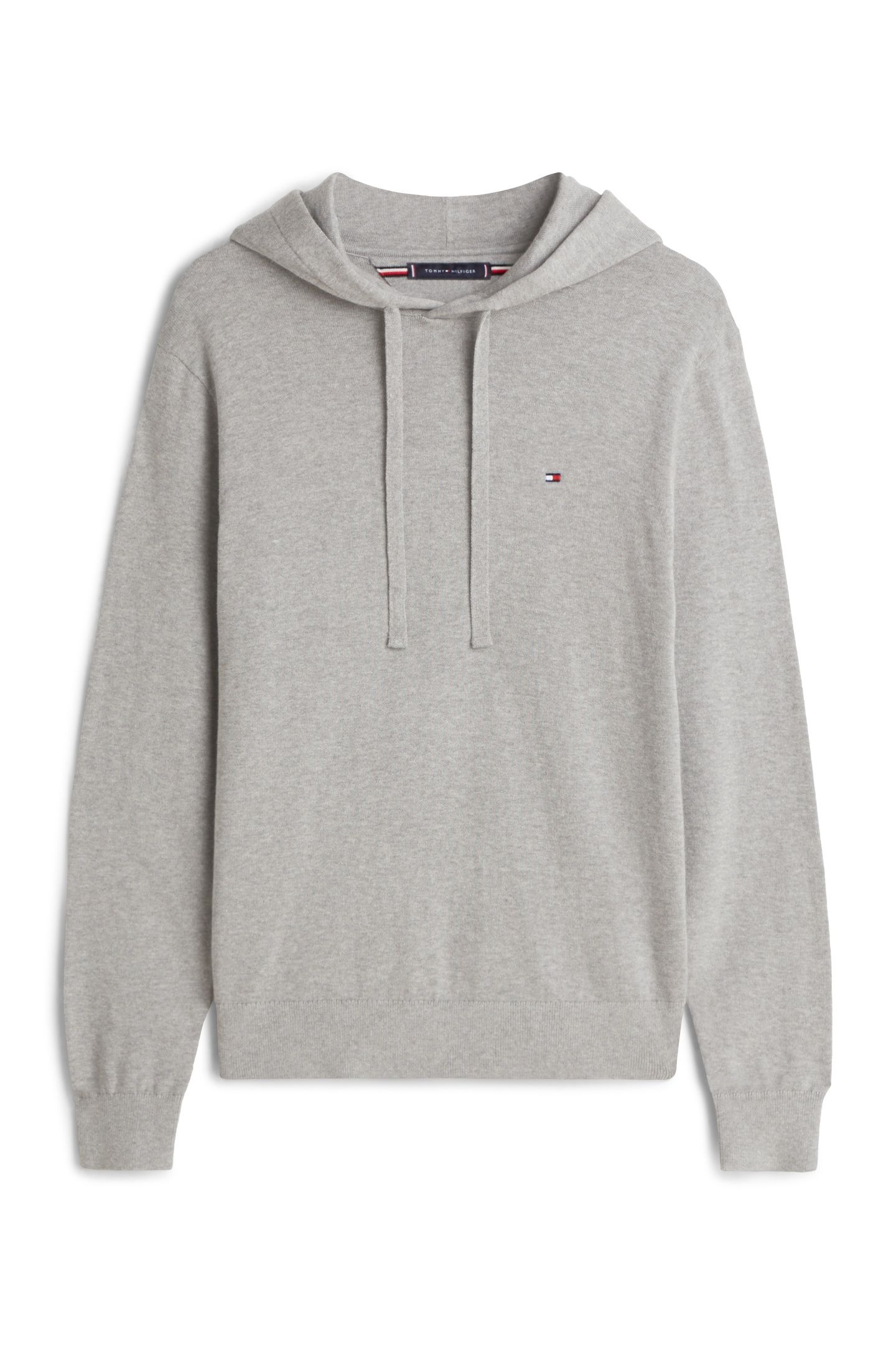 ESSENTIAL COTTON HOODIE MEDIUM GREY HEATHER 4