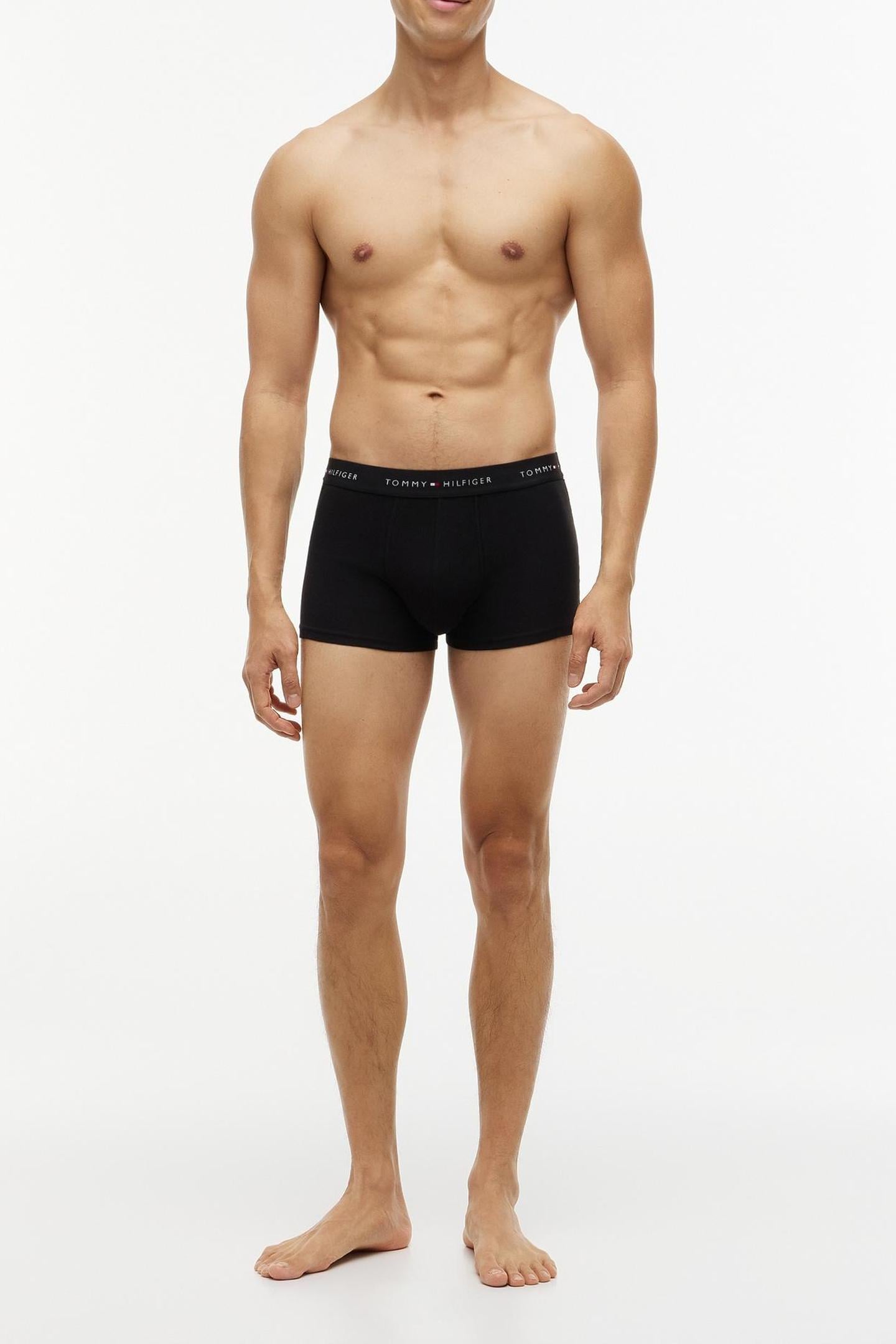 3-PACK WAISTBAND TRUNK BLACK/BLACK/BLACK 2