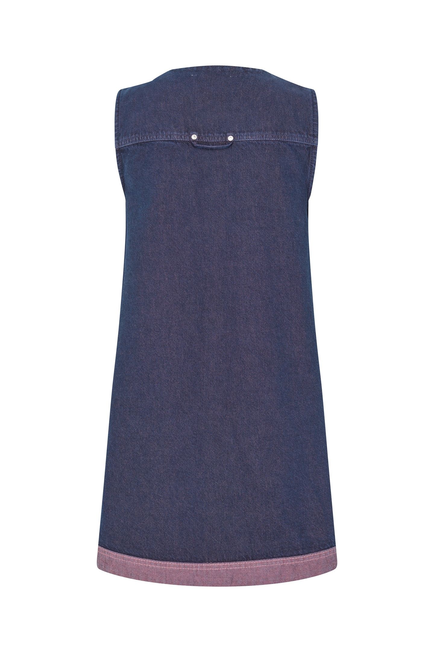 VEST POCKET MINI DRESS DUSKY/DRIED ROSE 4