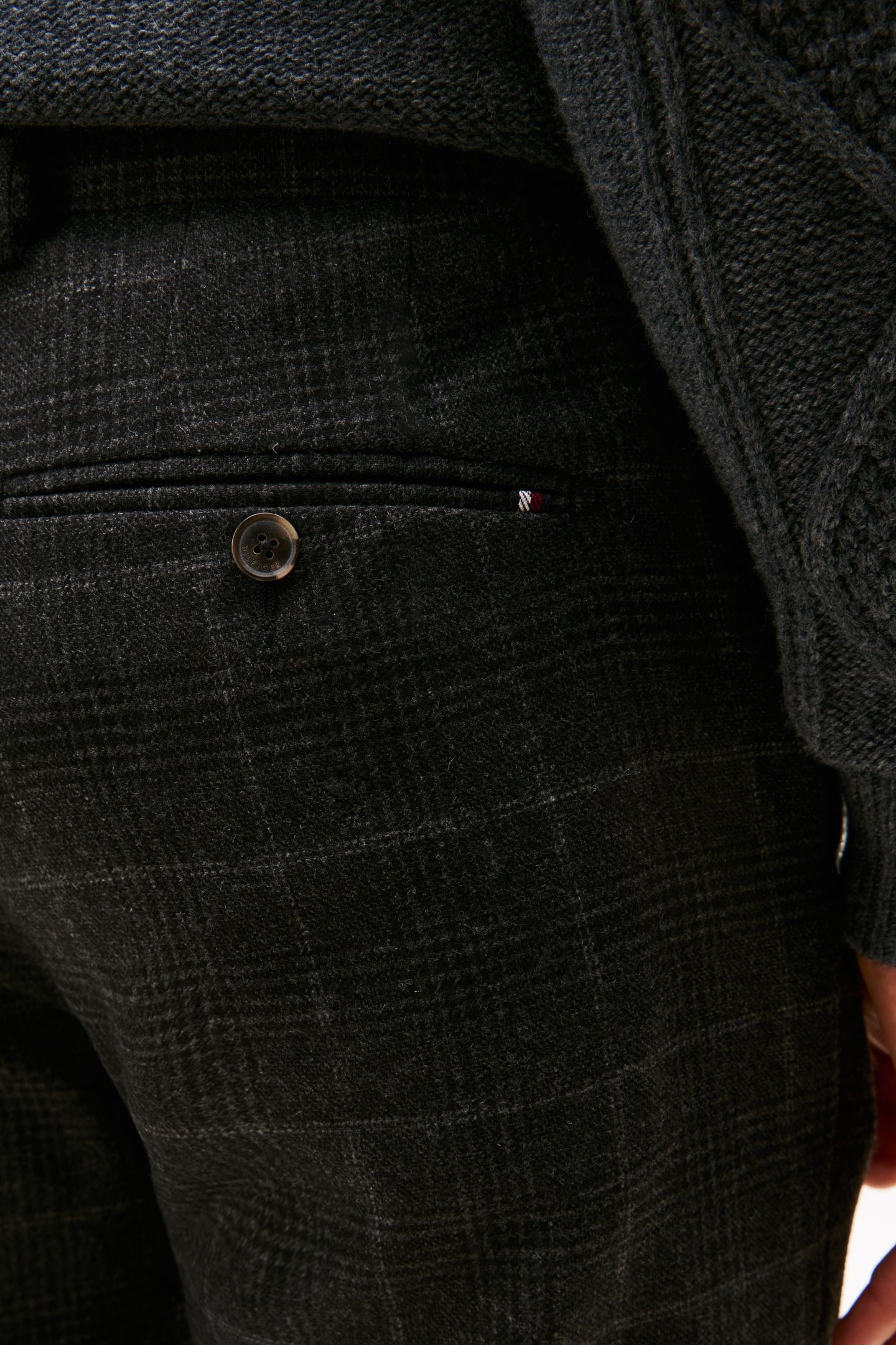 DC DENTON PATTERN PANTS DARK GREY MELANGE 5