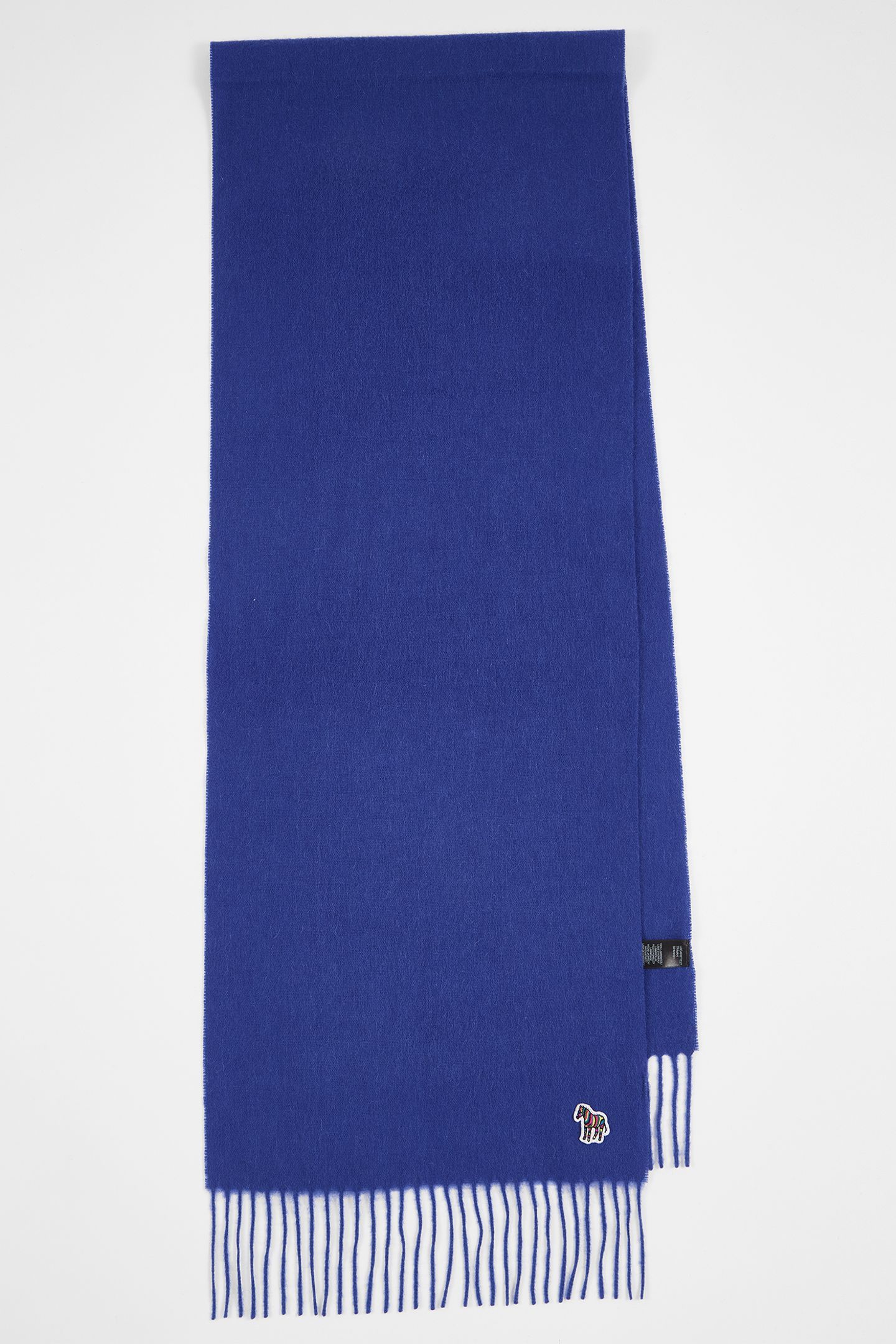 MEN SCARF ZEBRA COBALT BLUE 1