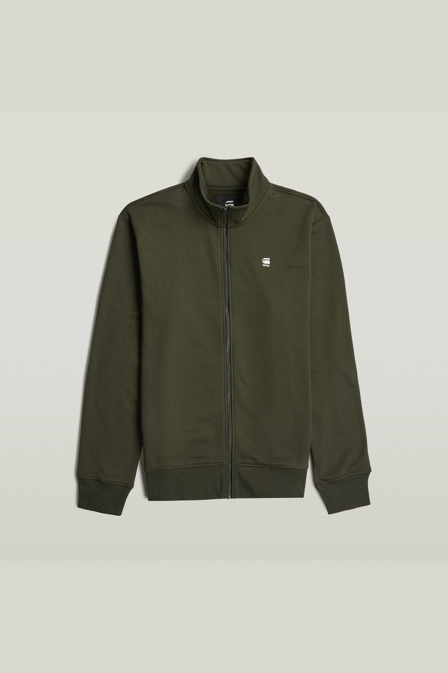 CORE ZIP STAND UP COLLAR SWEAT L/S GREY 3
