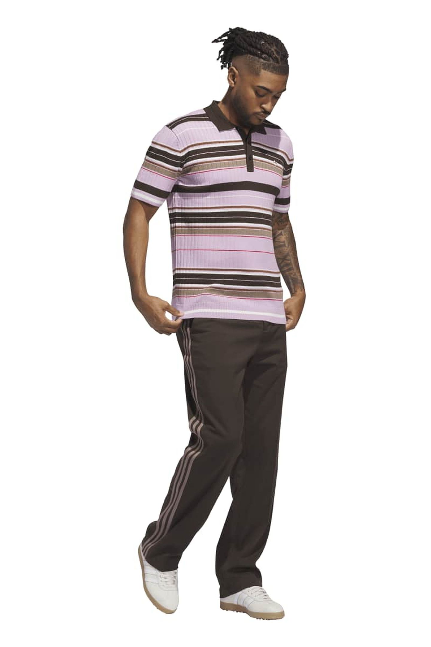 UNISEX MR STRIPE POLO BLISS LILAC 4