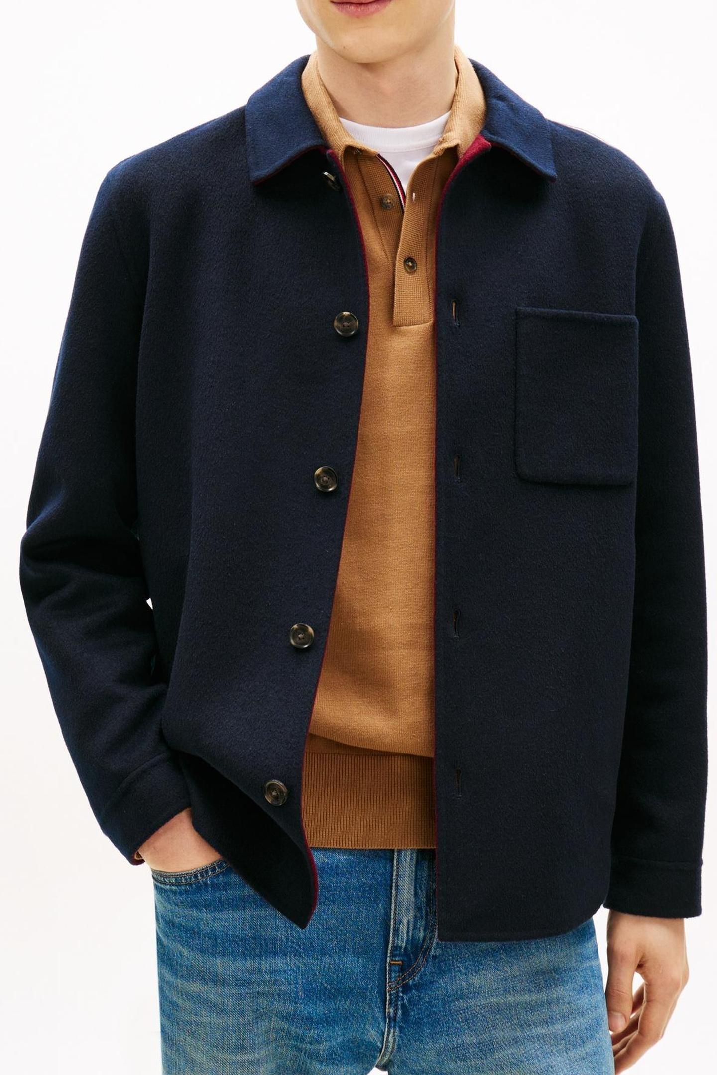 DC SPLITTABLE WOOL JACKET DESERT SKY 3