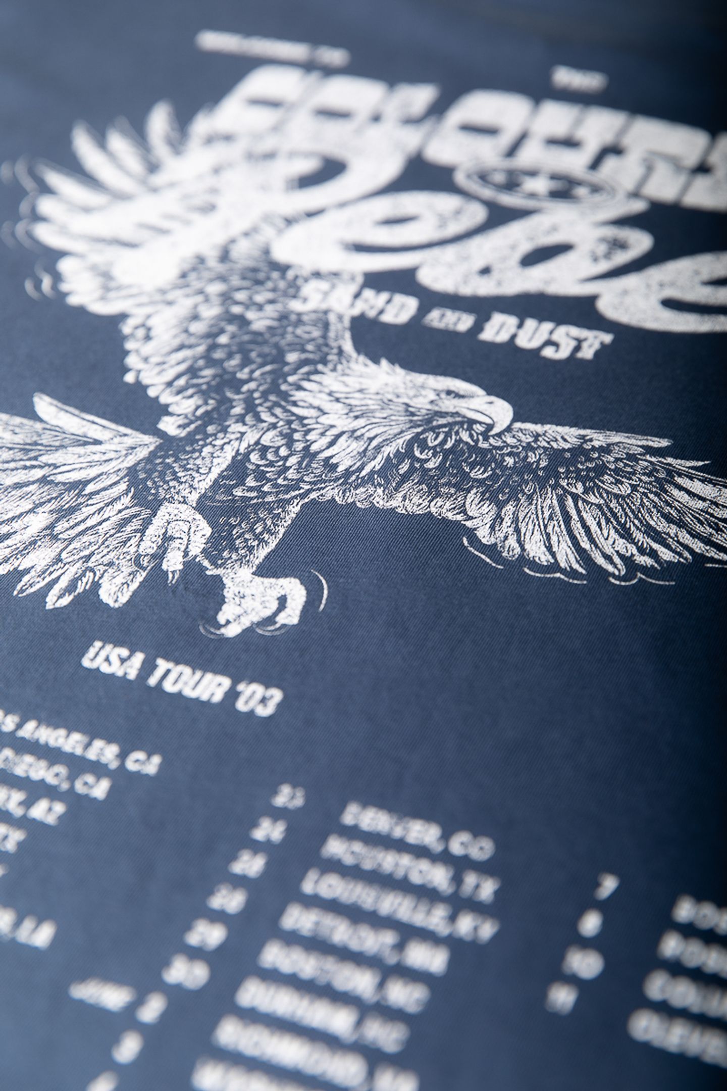 SAND AND DUST TOUR LOOSEFIT TEE DENIM BLUE 3