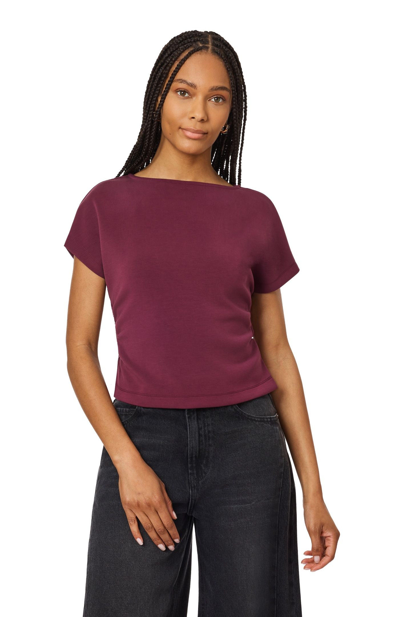 TEE WITH ROUCHED SIDE SEAM FIG 6