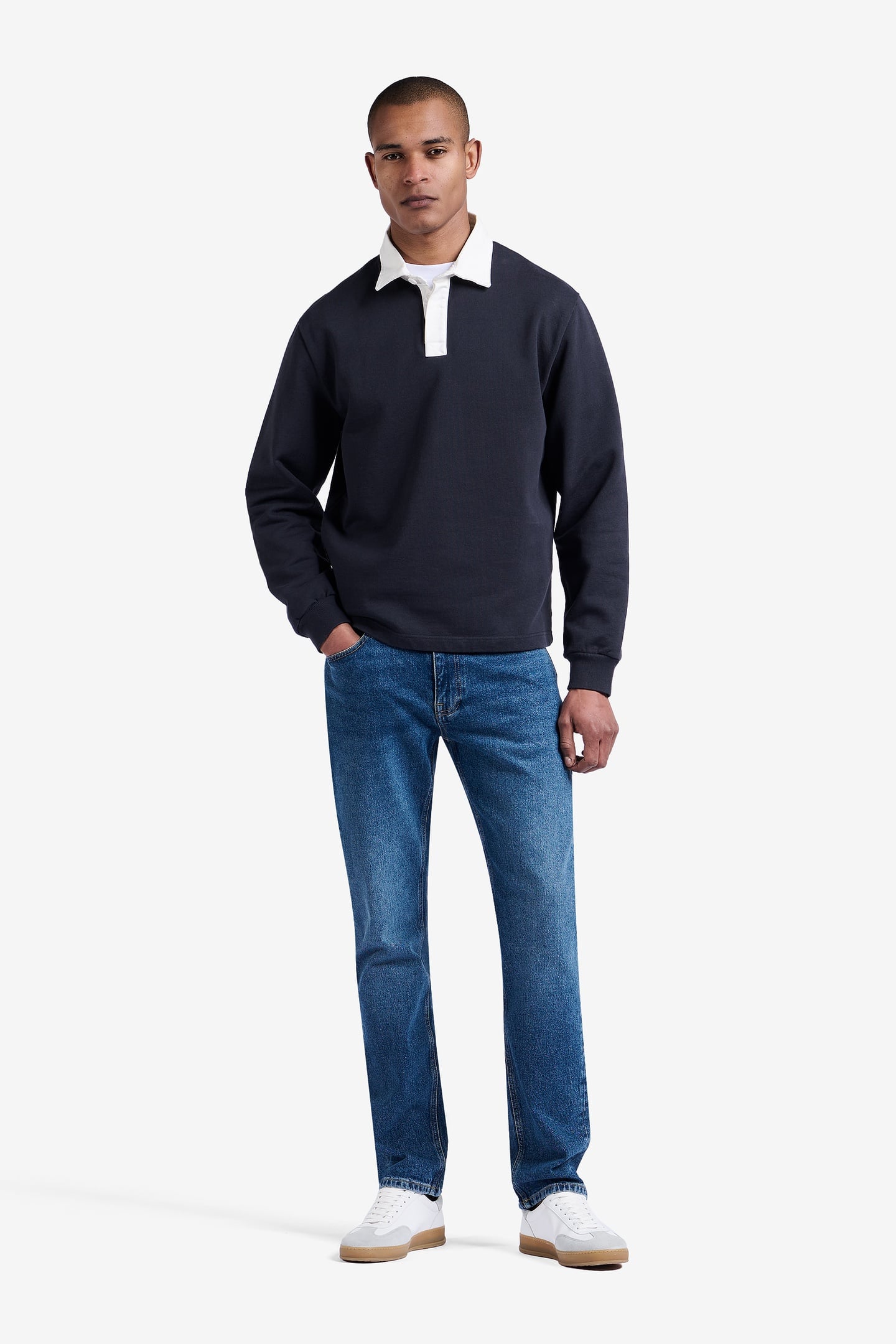 YAMANE HEAVYWEIGHT DENIM COTTON-STRETCH BLUE 2