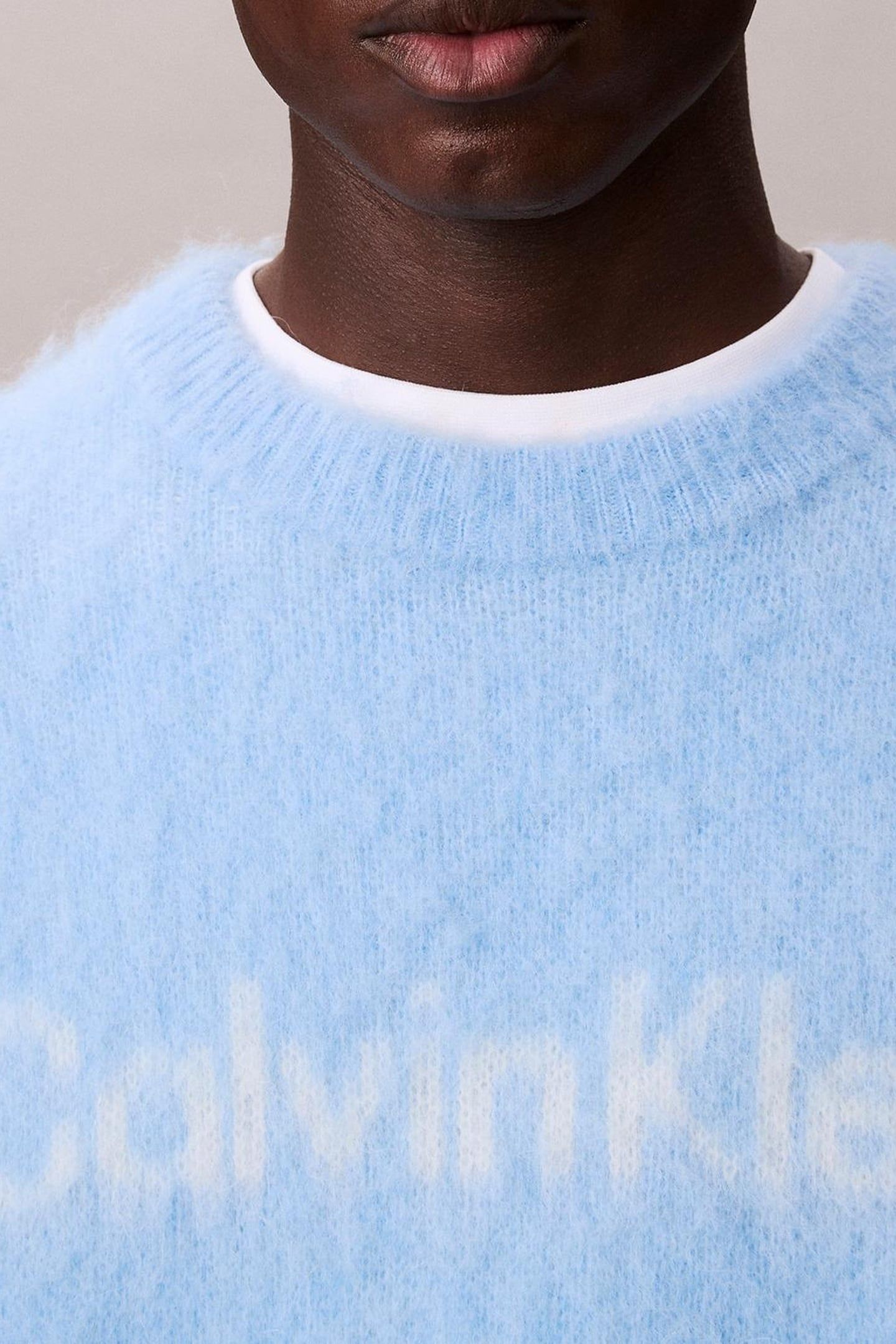 LS BRUSHED ALPACA JUMPER TRACK BLUE 7