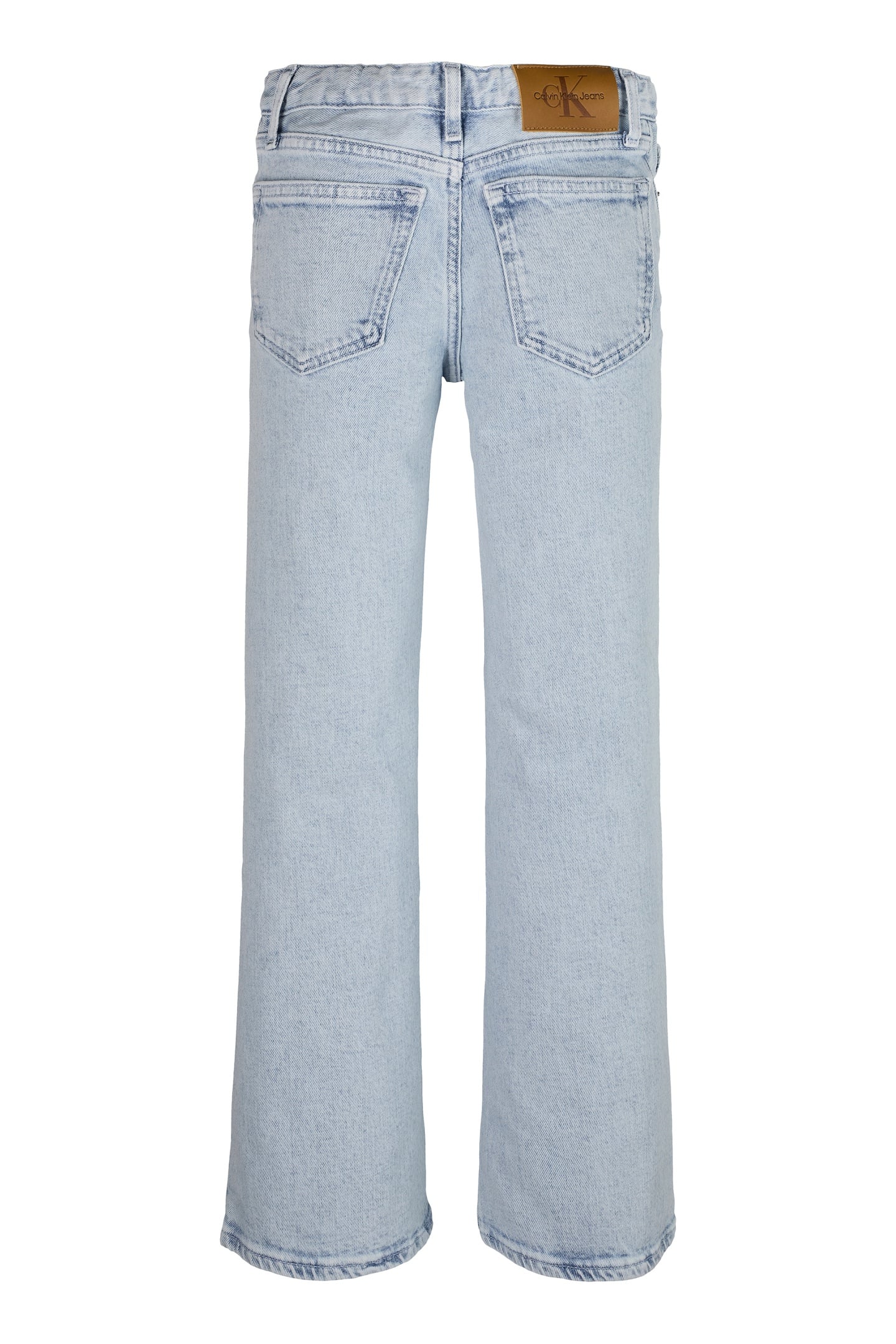 GIRLS WIDE LEG CLEAN SKY BLUE 4