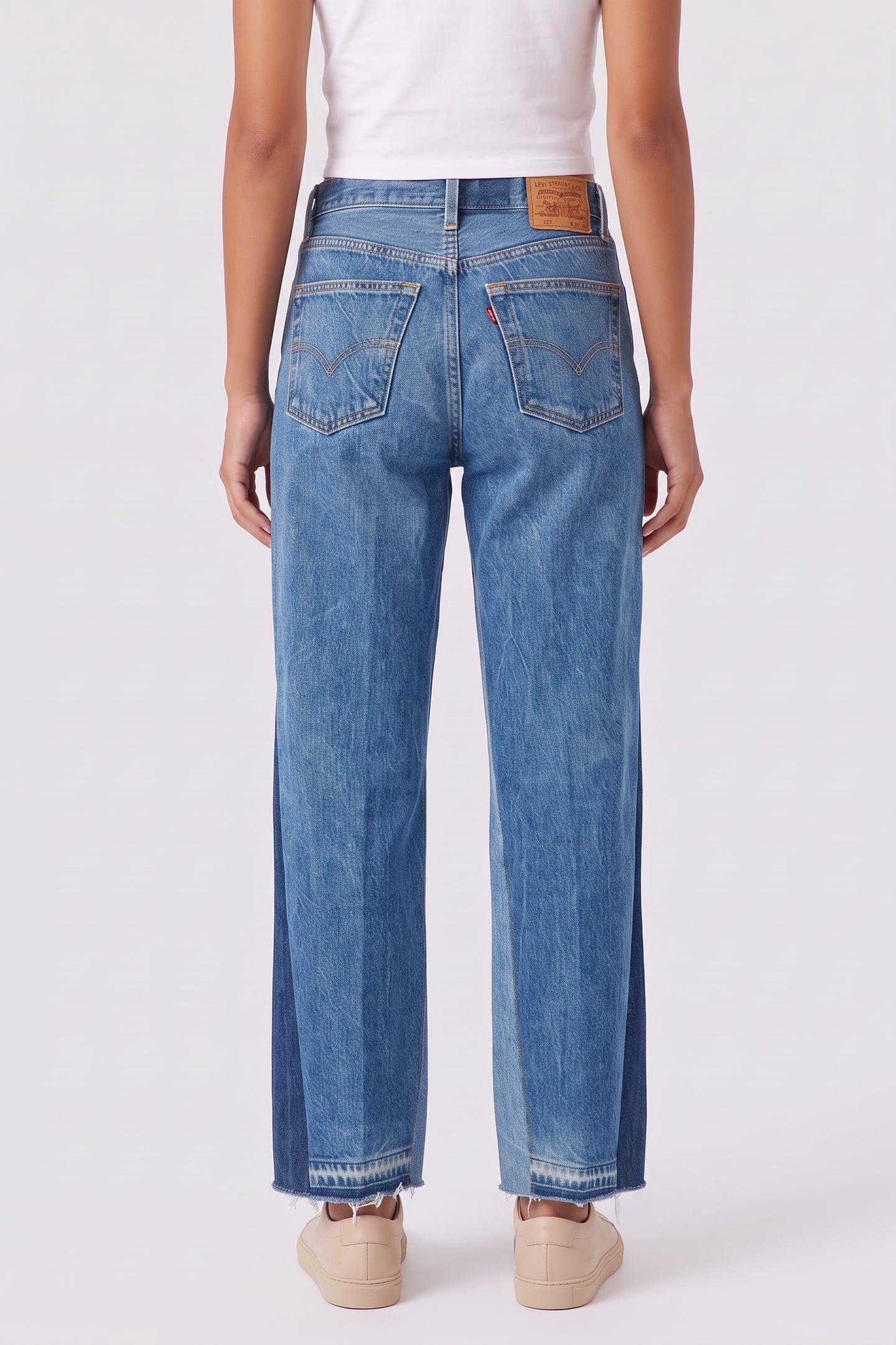 70S ULTRA HIGH RISE WIDE LEG INDIGO 2