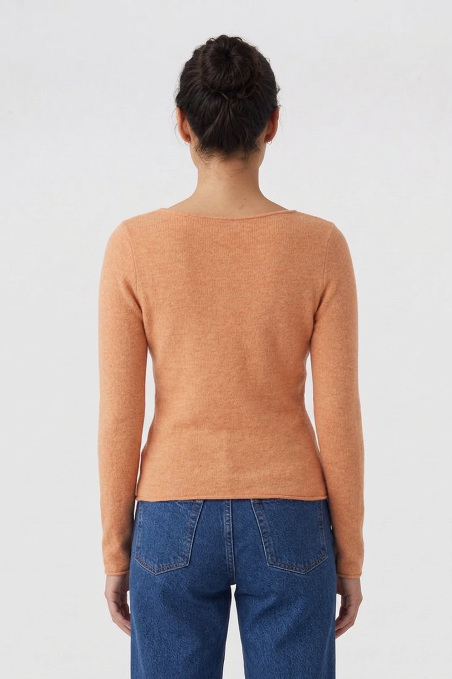 TIDSBURG KNIT SWEATER MELON GLACE CHINE 2