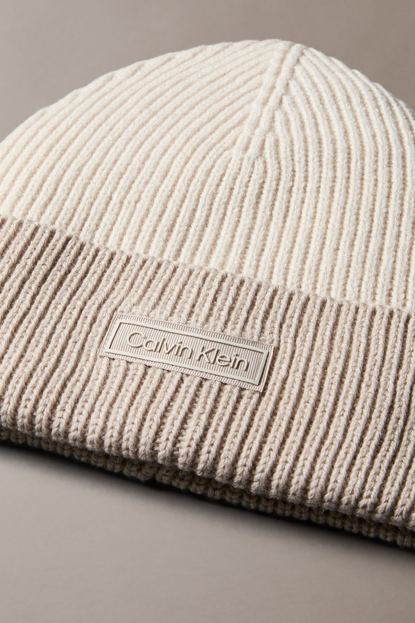 PATCH WOOL CHUNKY RIB CHALK/CHATEAU 4