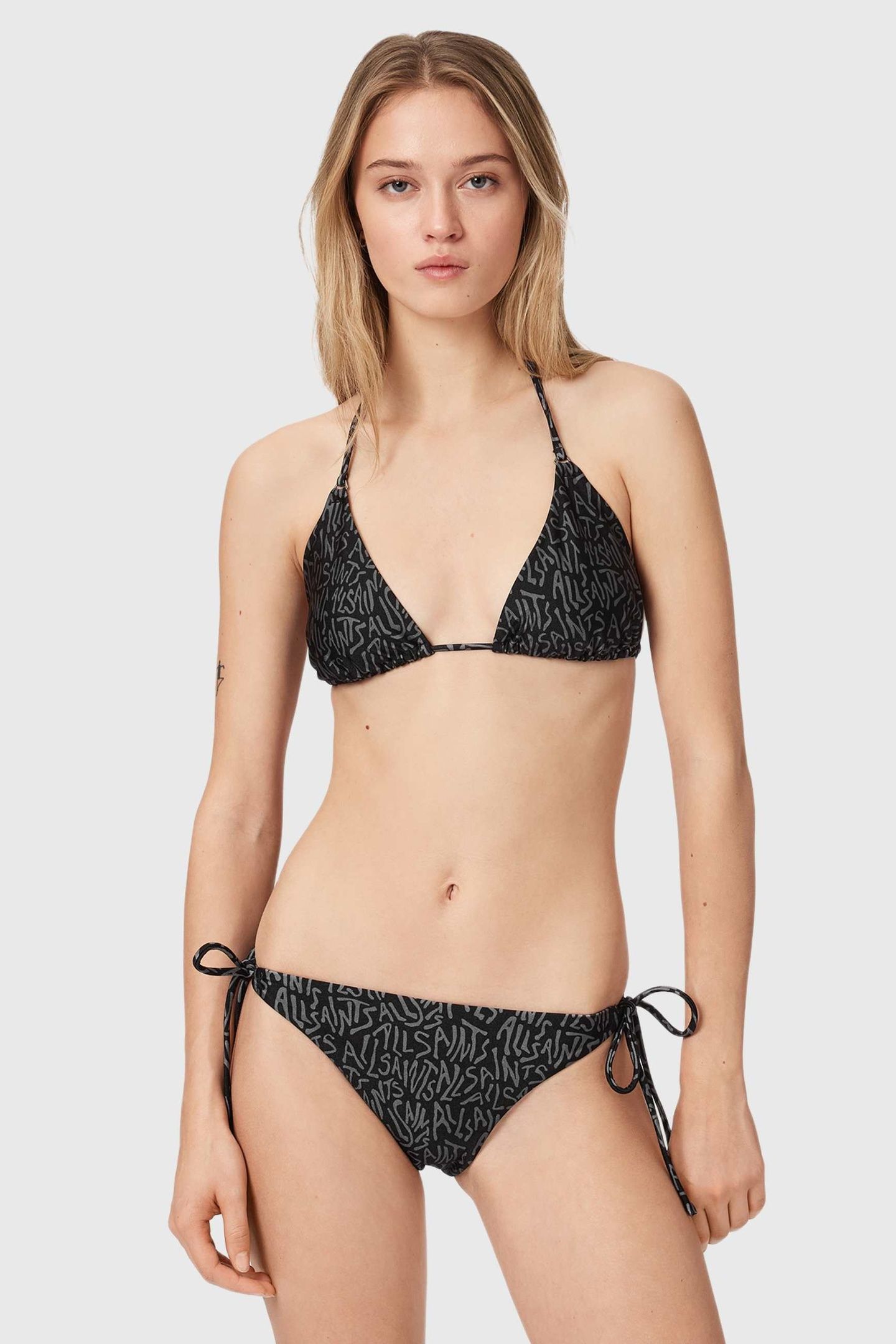 SAPH BIKINI TOP SANTAS BLACK/GREY 1
