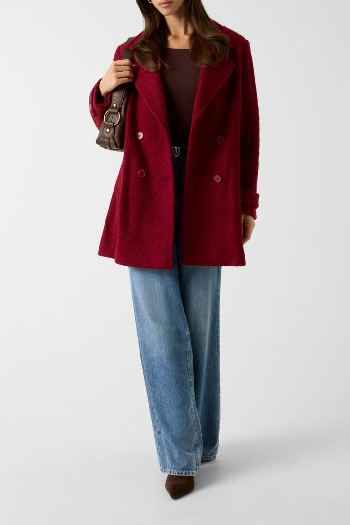 LEONA PEACOAT SIREN RED MULTI 3